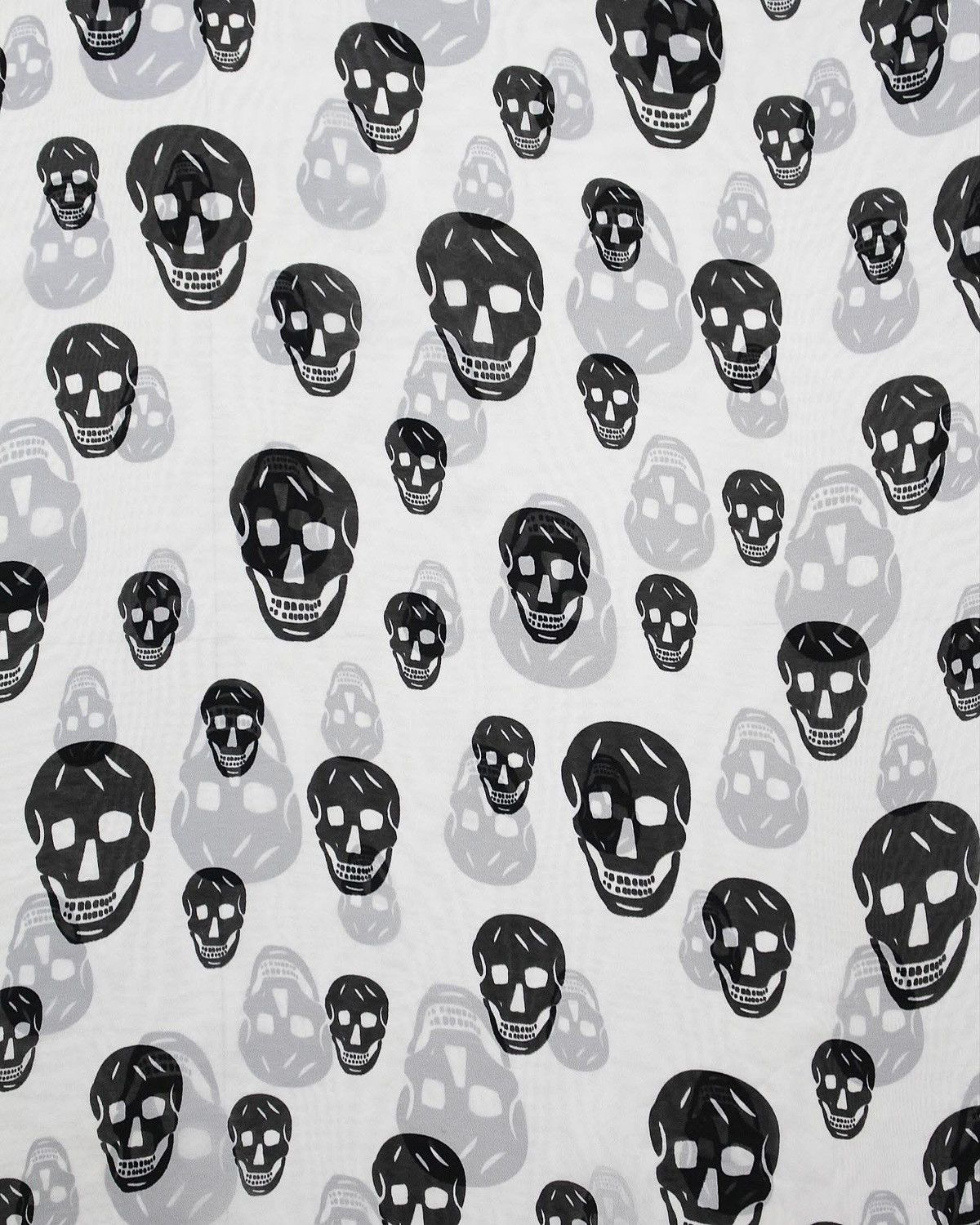 Japanese Brand 2000S JAPANESE MADE SKULL SCARF Size ONE SIZE - 3 Thumbnail