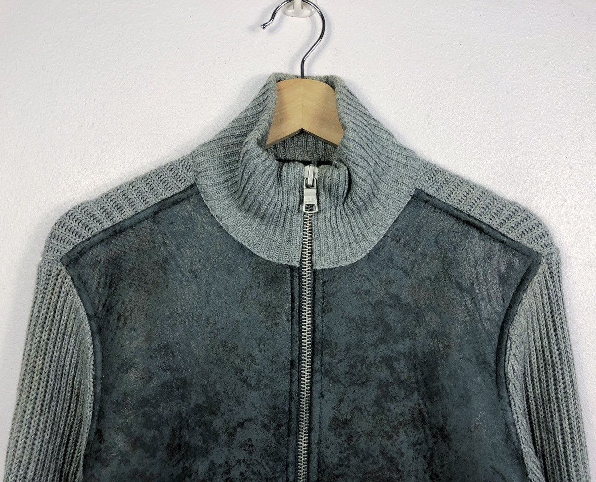 Armani Exchange Rare Armani Exchange AX Acrylic Knitwear Zipper Sweatshirt Size US S / EU 44-46 / 1 - 2 Thumbnail