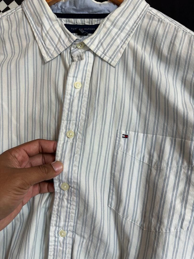 Designer × Tommy Hilfiger TOMMY HILFIGER BUTTON UP SHIRT Size US XXL / EU 58 / 5 - 4 Thumbnail