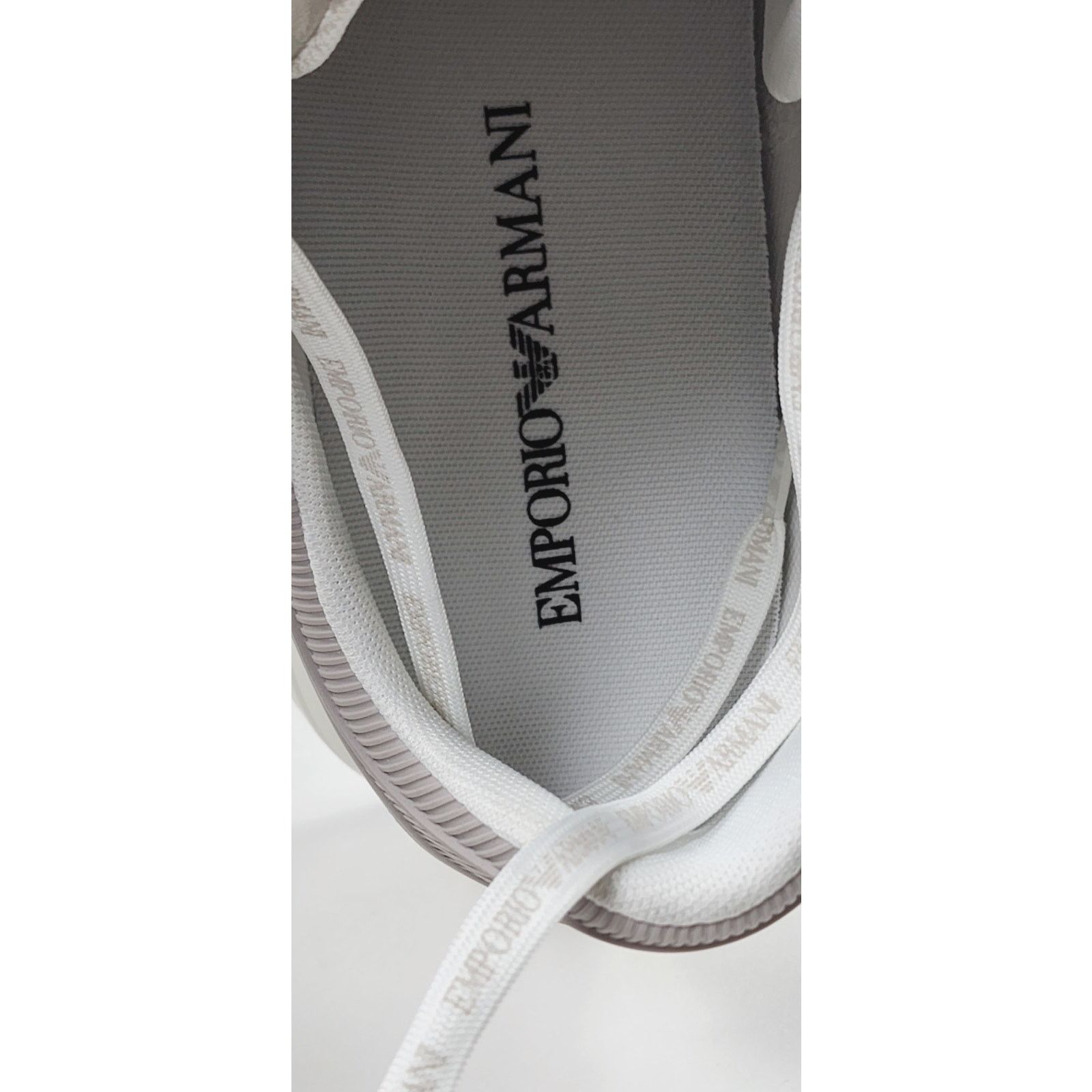 Emporio Armani EMPORIO ARMANI X4X264 XN001 Men's White Low-Top US SIZE12 Size US 12 / EU 45 - 8 Thumbnail