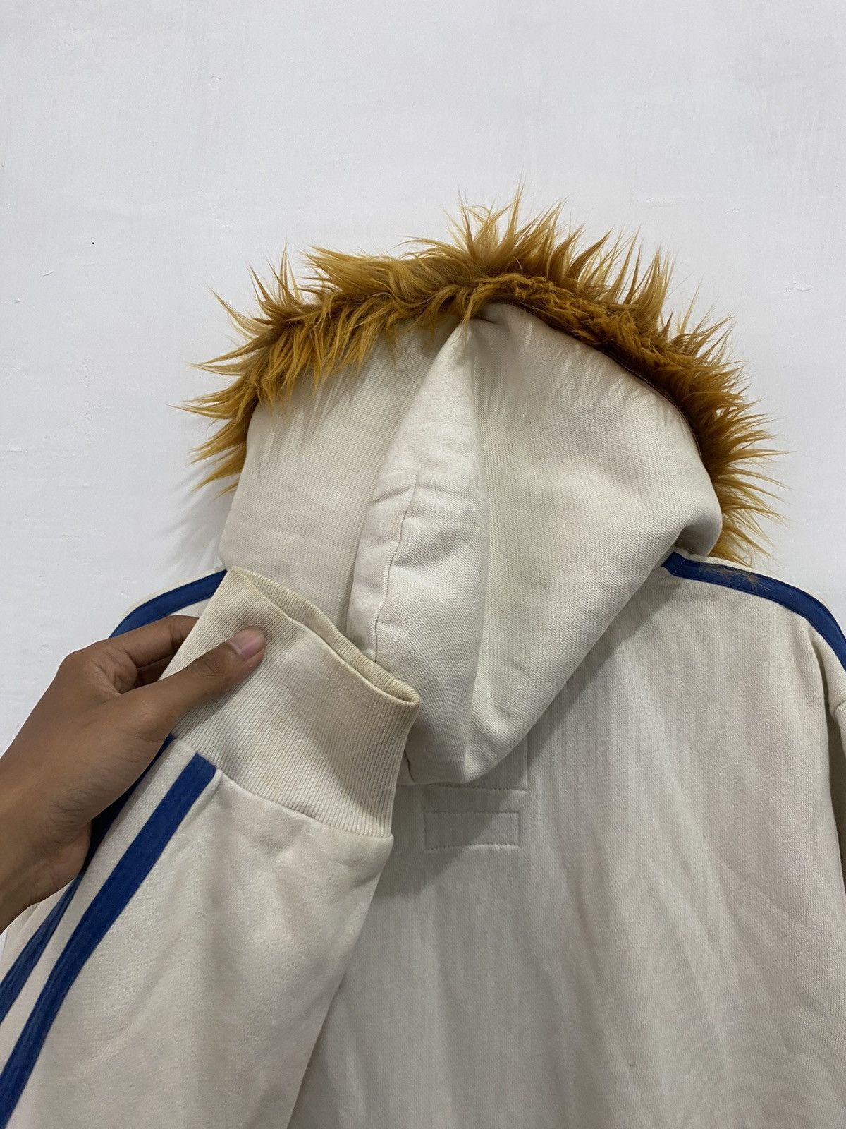 Abercrombie & Fitch 💥Le Grande Bleu (L.G.B)💥Abercrombie Fur Hoodie LGB style Size US M / EU 48-50 / 2 - 12 Thumbnail