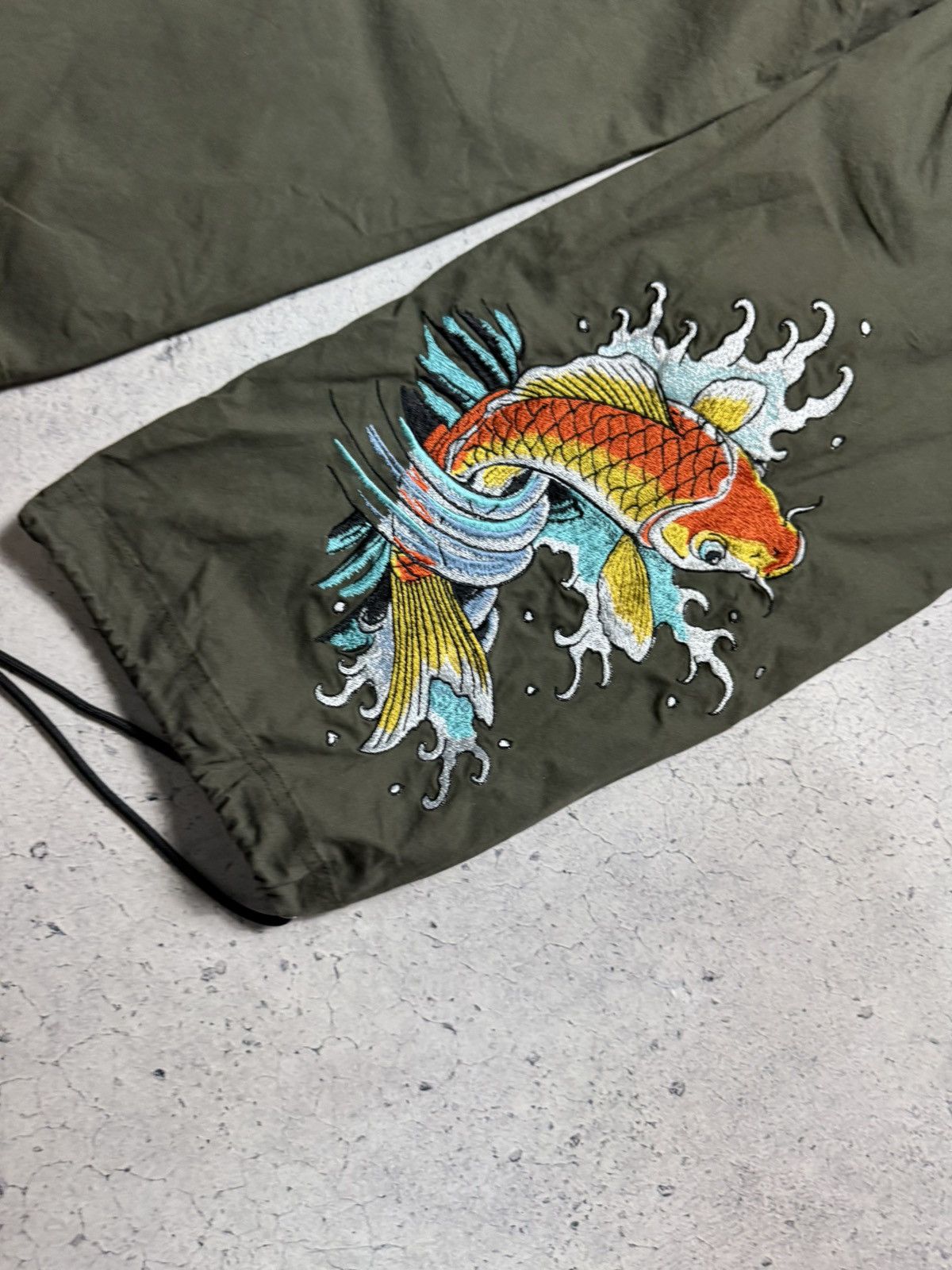 Ed Hardy Ed Hardy Cargo Baggy Track Pants Big Logo Size S Size US 30 / EU 46 - 10 Thumbnail
