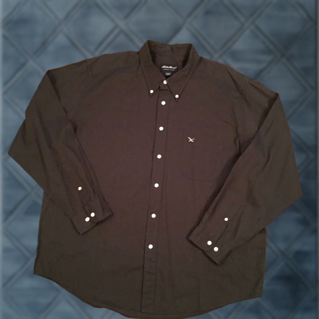 Eddie Bauer Eddie Bauer Shirt Men's XL Green Long Sleeve Button Down Microfiber Size US XL / EU 56 / 4 - 1 Thumbnail