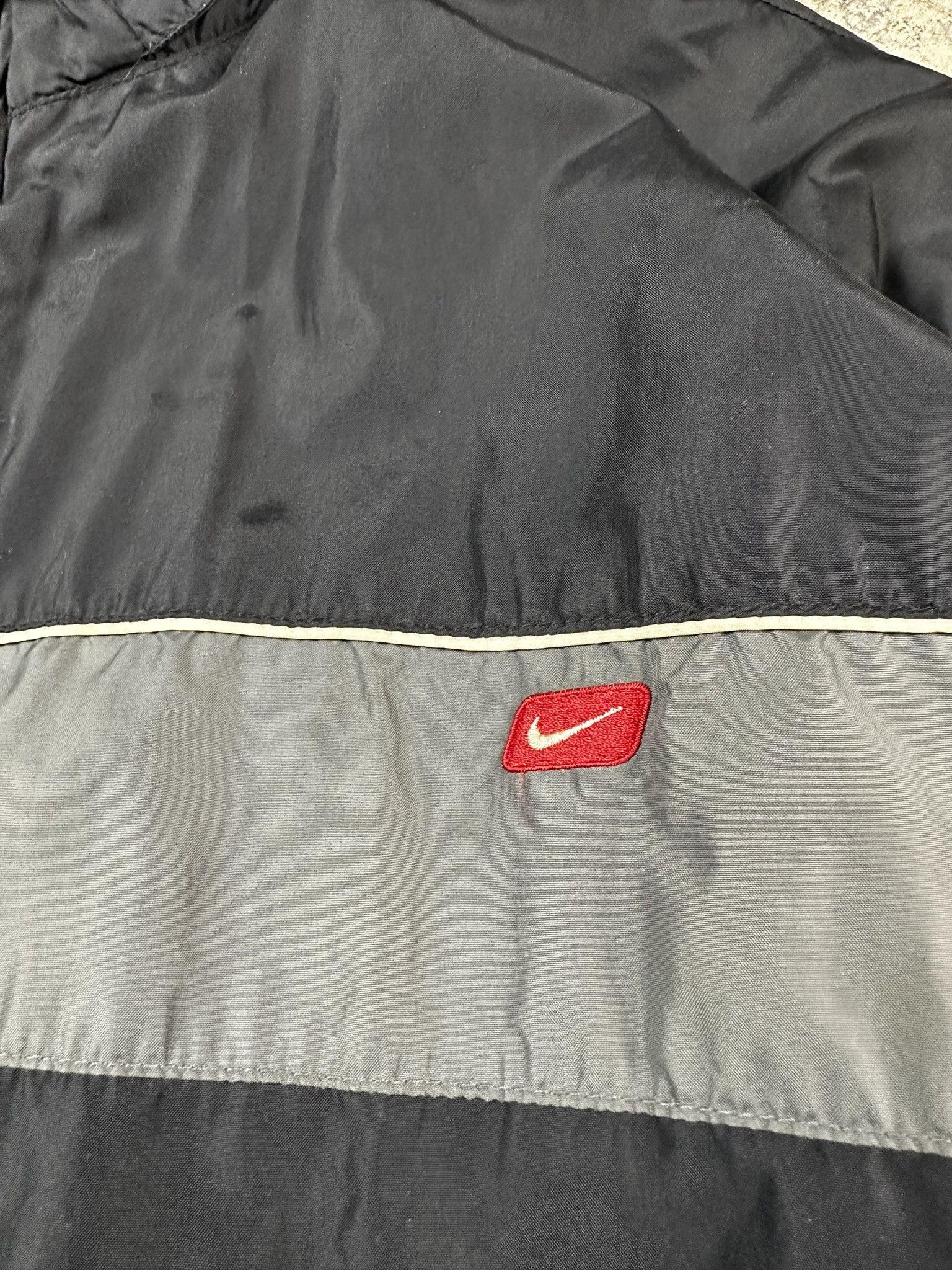 Nike 2000s Nike Nylon Zip Tracksuit Jacket Y2k Vintage 00s Size US XL / EU 56 / 4 - 5 Thumbnail