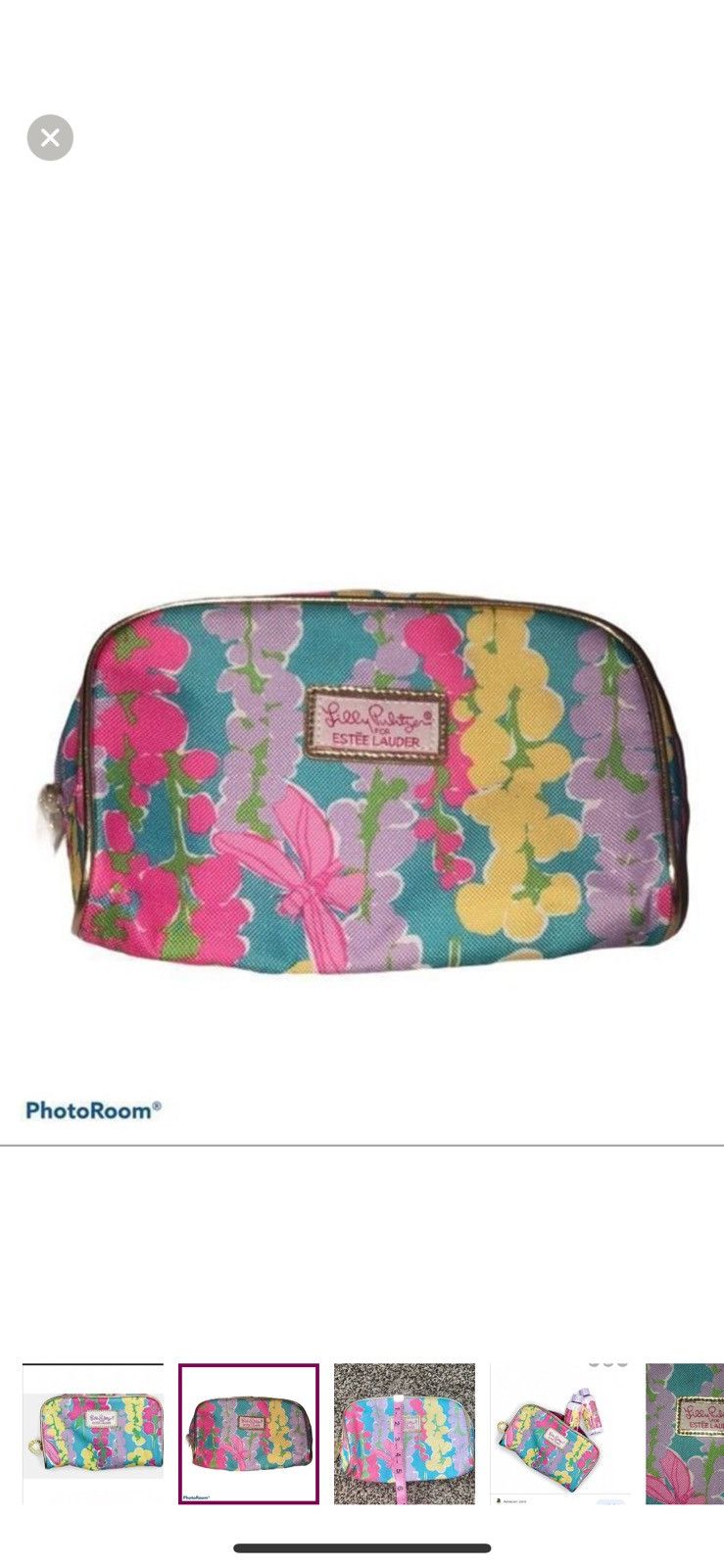 Lilly Pulitzer Lilly Pulitzer X Estée Lauder snapdragon cosmetic pouch Size ONE SIZE - 1 Thumbnail