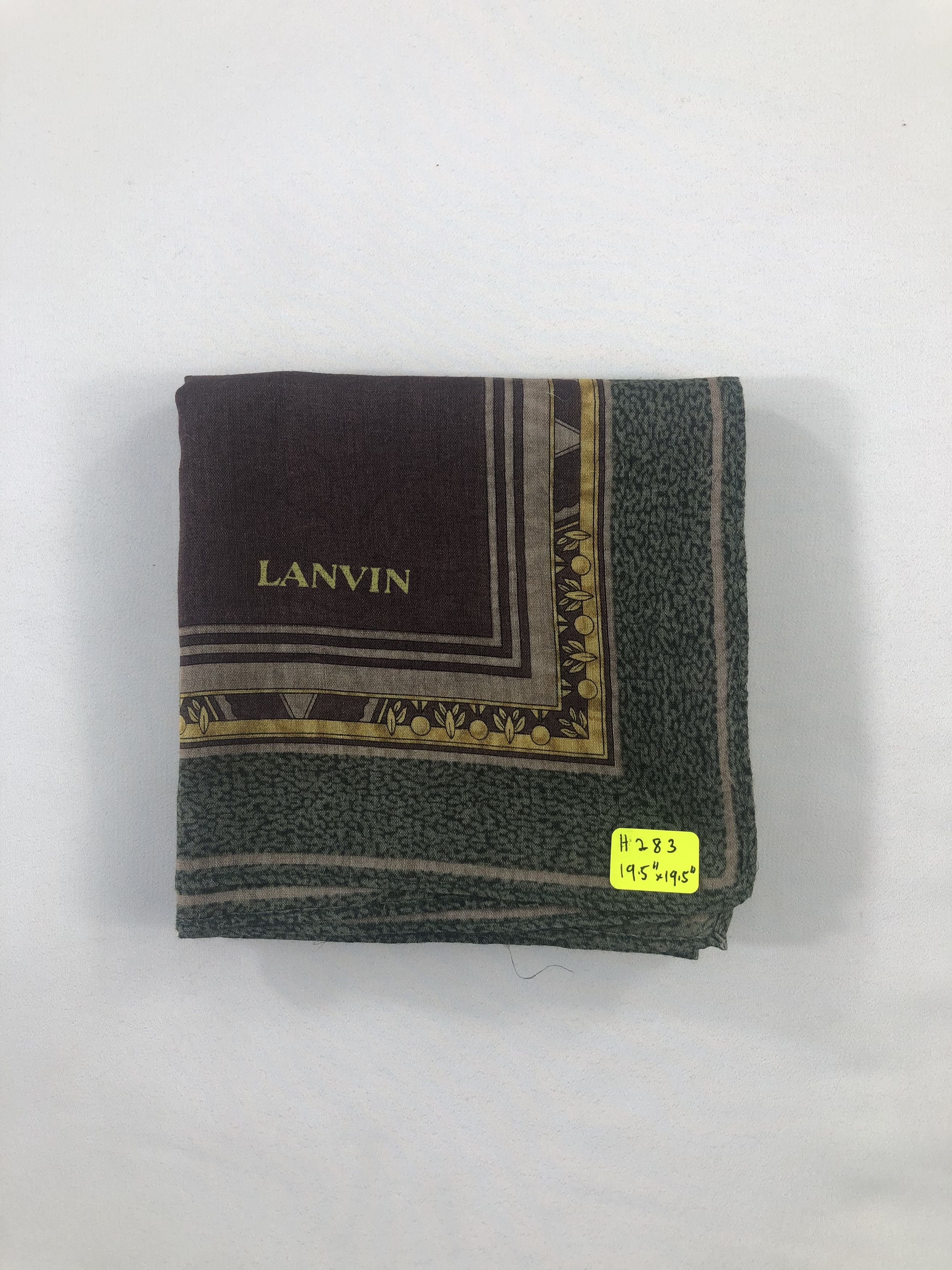 Lanvin × Vintage Lanvin Handkerchief / Bandana / Neckerchief Size ONE SIZE - 4 Thumbnail
