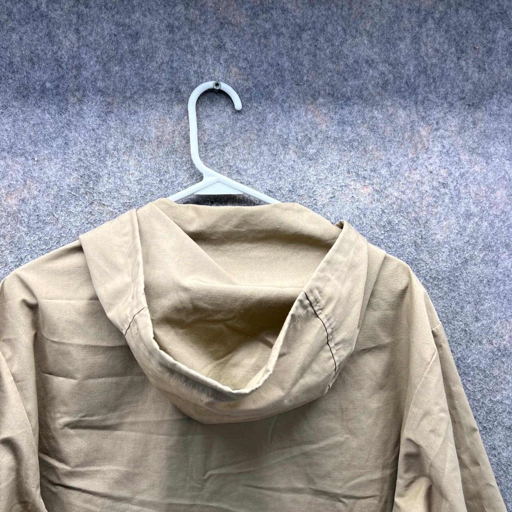McGregor VINTAGE McGregor Jacket Mens 44 Khaki Hooded Utility Cotton Full Zip Field Chore Vintage Size US S / EU 44-46 / 1 - 3 Thumbnail