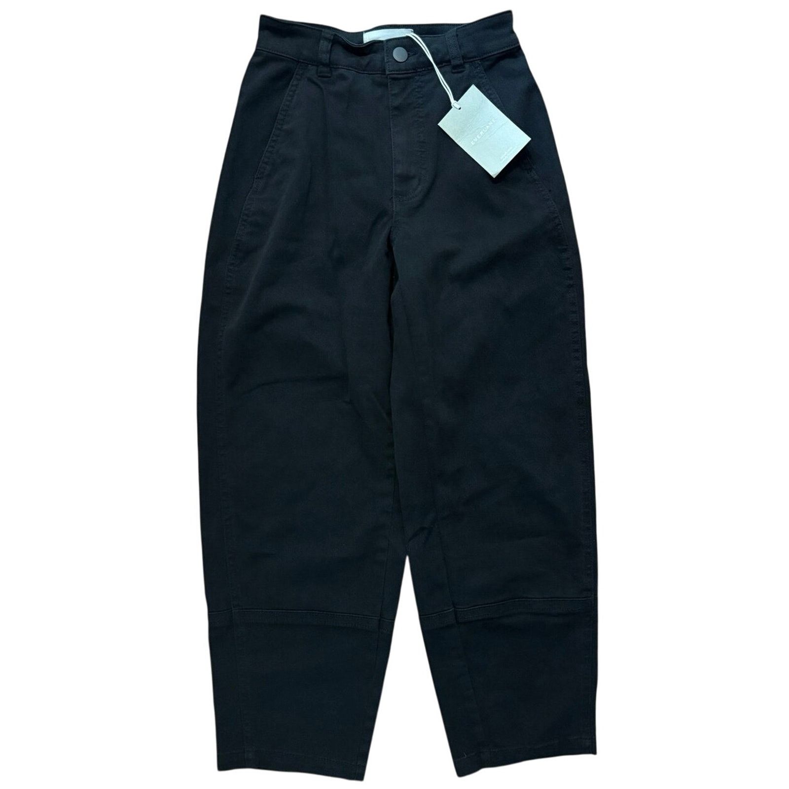 Everlane NWT Everlane The Barrel Pant In Black Size 00 Size 24" / US 00 / IT 34 - 4 Thumbnail