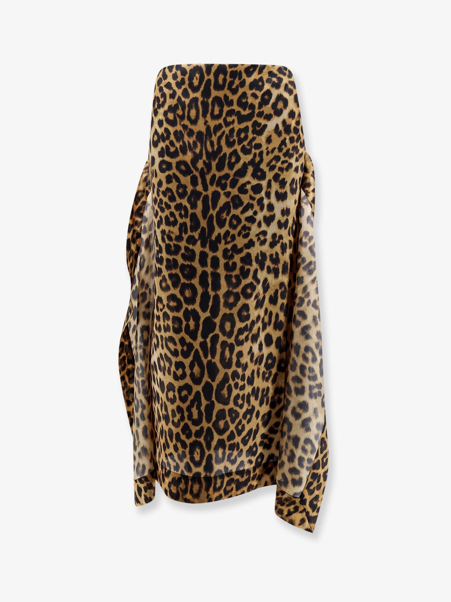 Alberta Ferretti Silk Skirt With Animal Print Size 27" / US 4 / IT 40 - 1 Thumbnail