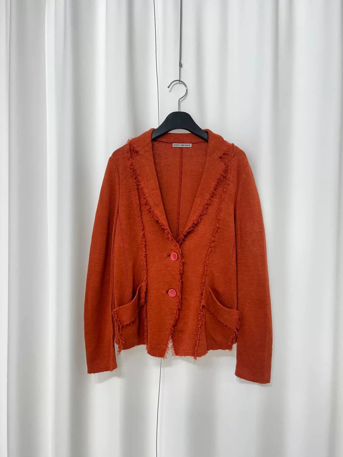 Issey Miyake Issey Miyake Vintage Burgundy Jacket Size M / US 6-8 / IT 42-44 - 1 Thumbnail