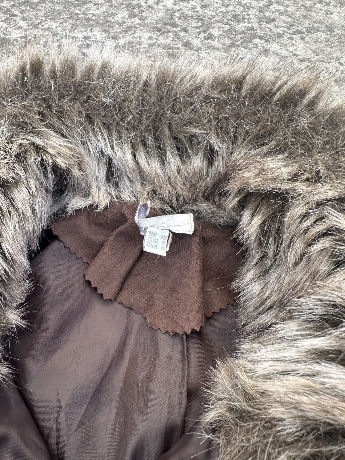 Other Y2K Vintage Fur Jacket Mohair Streetwear Opium Alt Rare VTg Size S / US 4 / IT 40 - 5 Thumbnail