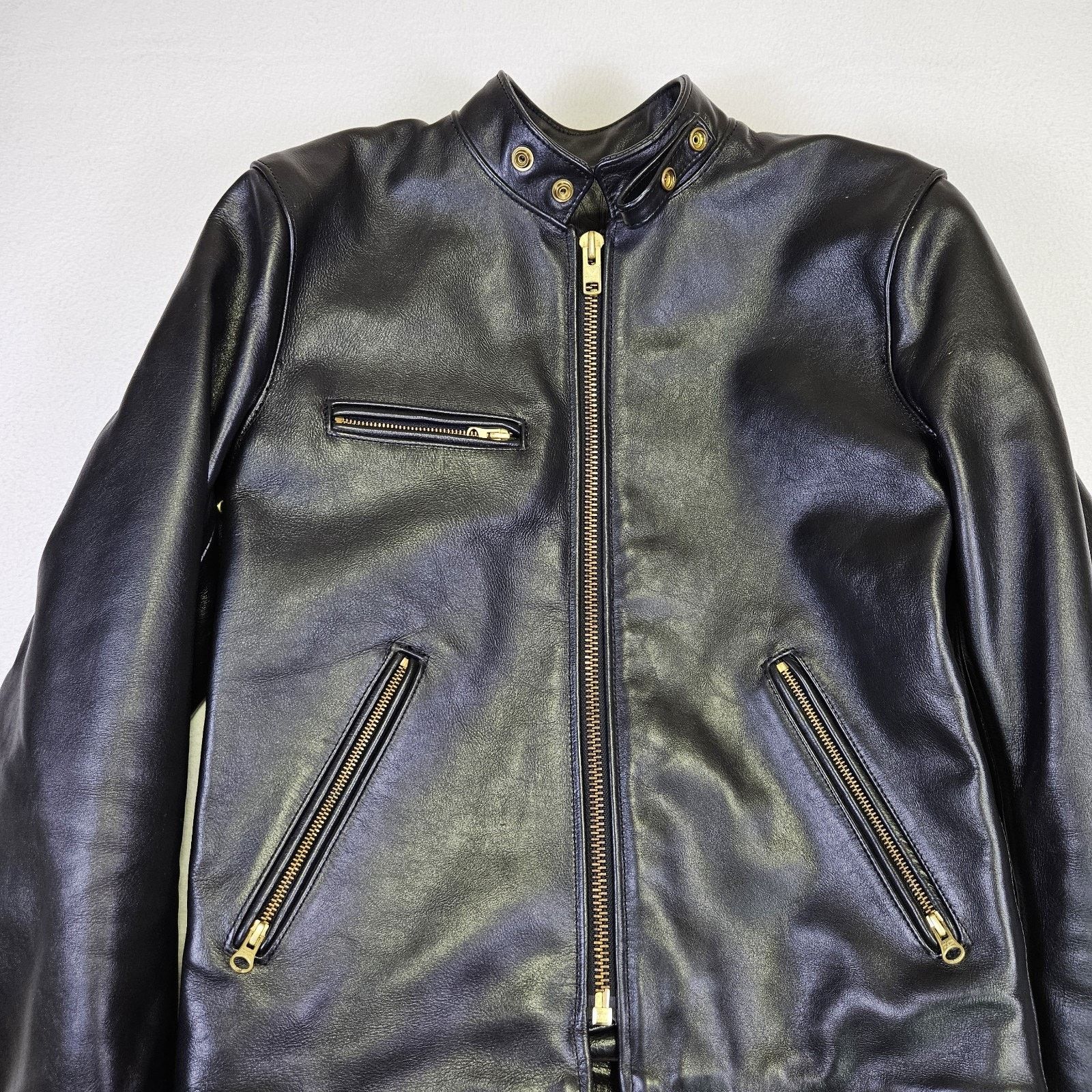 Vanson Leathers Vanson Leathers x Union Garage V7 Motorcycle Jacket Black Size US M / EU 48-50 / 2 - 14 Thumbnail
