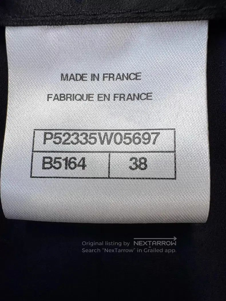 Chanel Chanel 15B Khaki dark blue striped lapel double-breasted k Size XS / US 0-2 / IT 36-38 - 7 Thumbnail