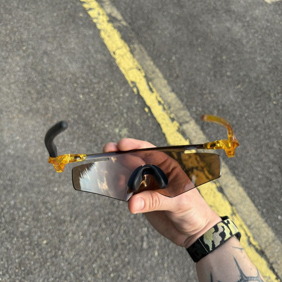 Oakley Oakley Kato qntm quantum sunglasses yellow Size ONE SIZE - 10 Thumbnail
