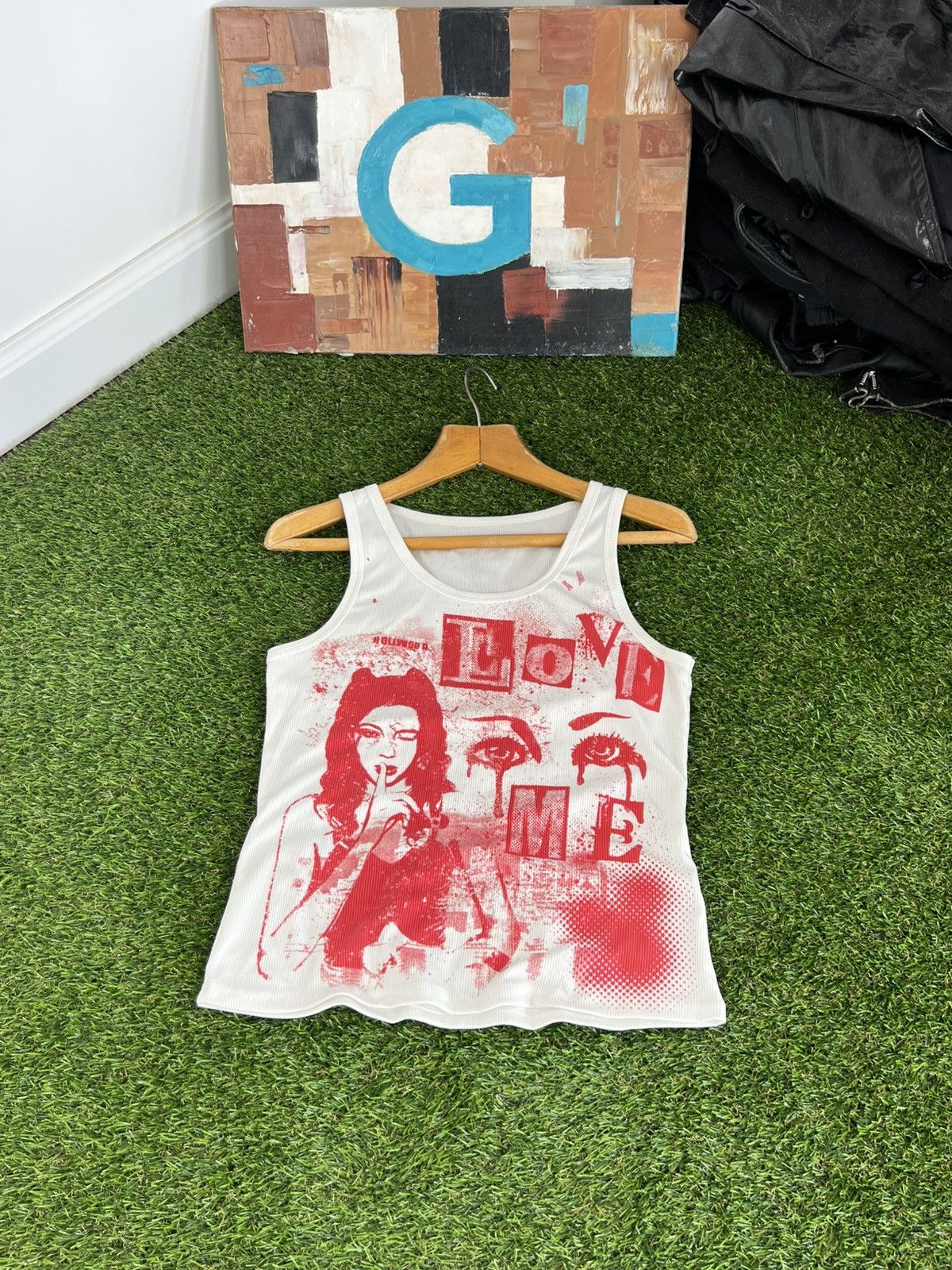 Hysteric Glamour Japan Hustler Hysteric Glamour Style Tank Top T Shirt Size M / US 6-8 / IT 42-44 - 1 Thumbnail