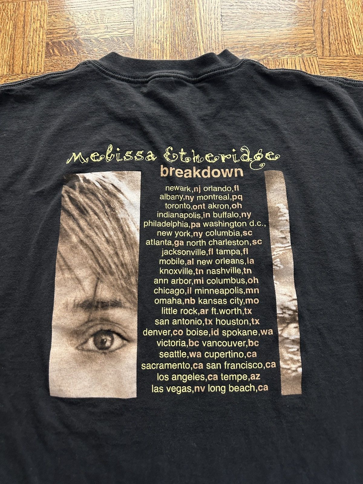 Band Tees 1999 Melissa Etheridge Graphic Tour Band Tee Size US XL / EU 56 / 4 - 4 Thumbnail