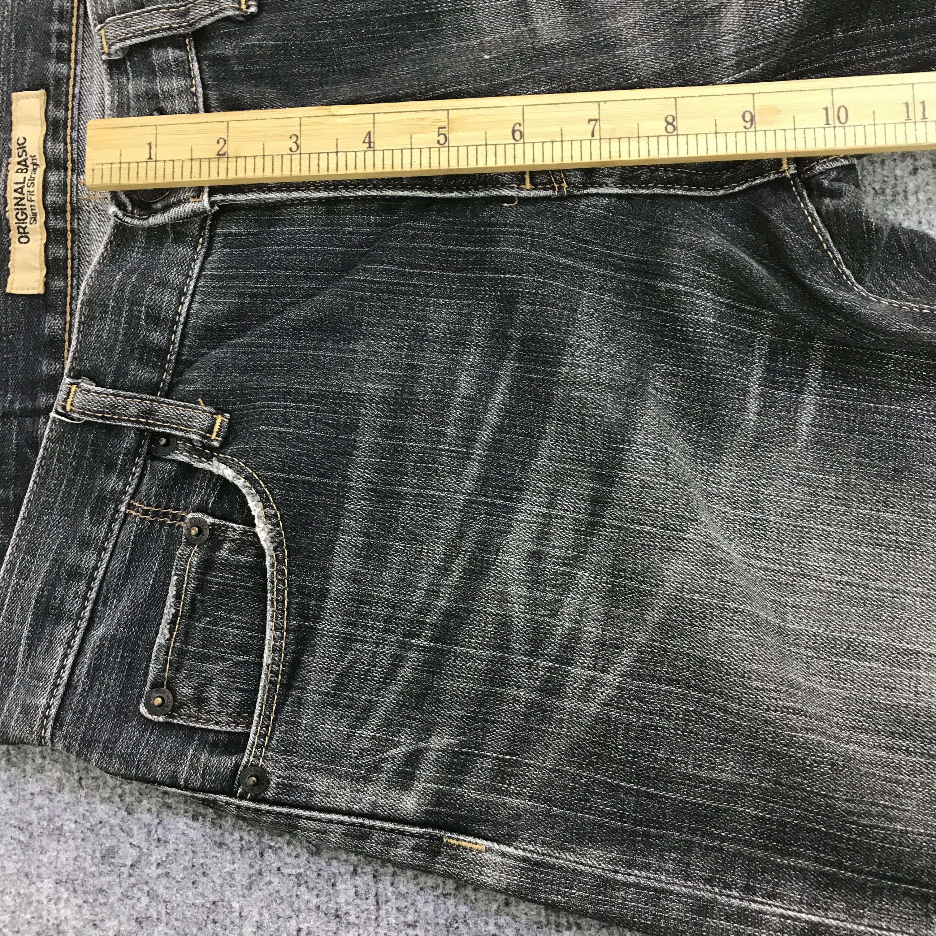 Uniqlo JAPANESE UNIQLO BLACK FADED JEANS PANTS K74B13 Size US 30 / EU 46 - 7 Thumbnail