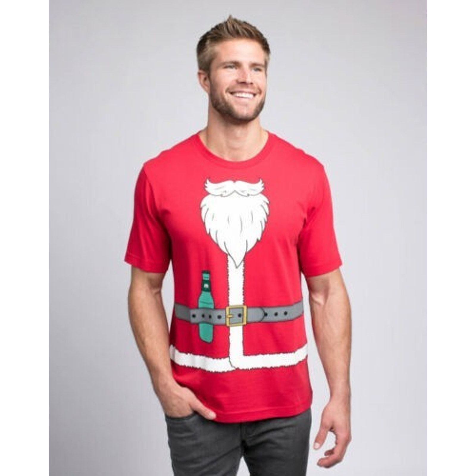 TravisMathew NWT TravisMathew Christmas Feast Golf Santa T-Shirt Red Sz M Size US M / EU 48-50 / 2 - 1 Thumbnail