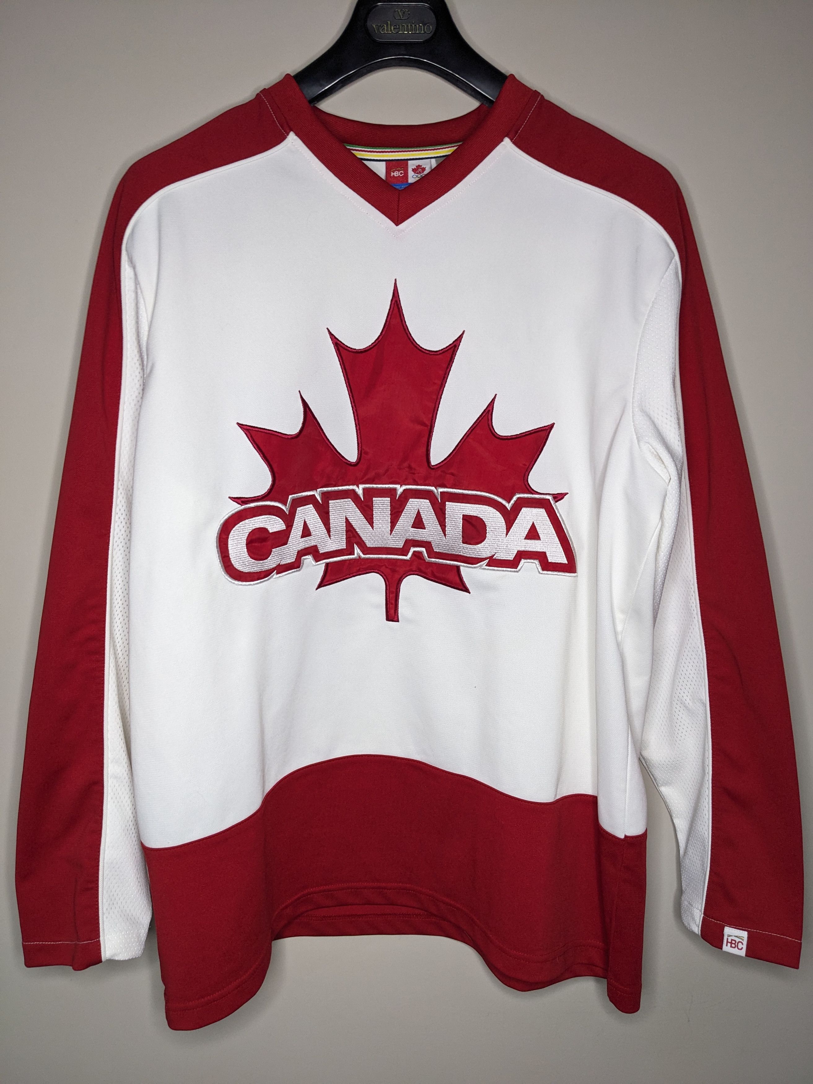Hudsons Bay VINTAGE Hudsons Bay Canada Hockey Jersey 2006 Olympics Large Size US L / EU 52-54 / 3 - 1 Thumbnail