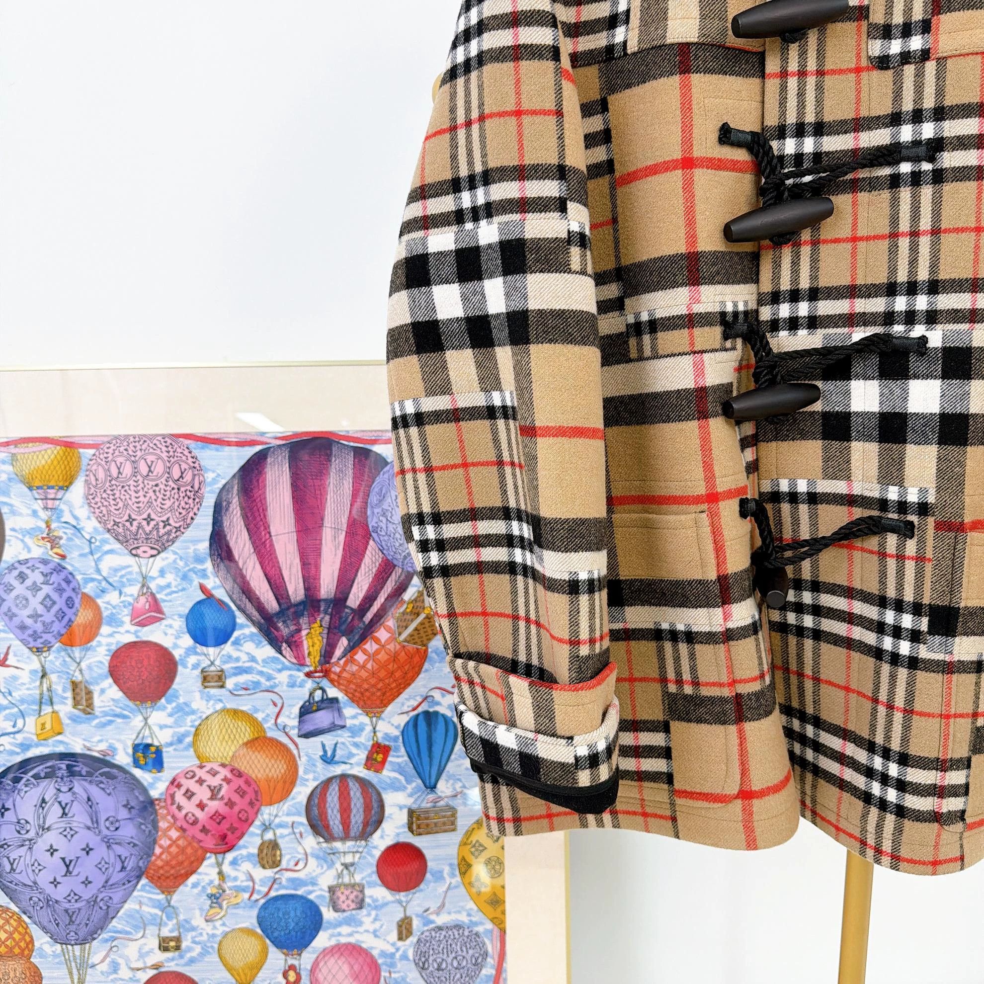 Burberry Burberry color-blocked check wool jacket M Size US M / EU 48-50 / 2 - 5 Thumbnail