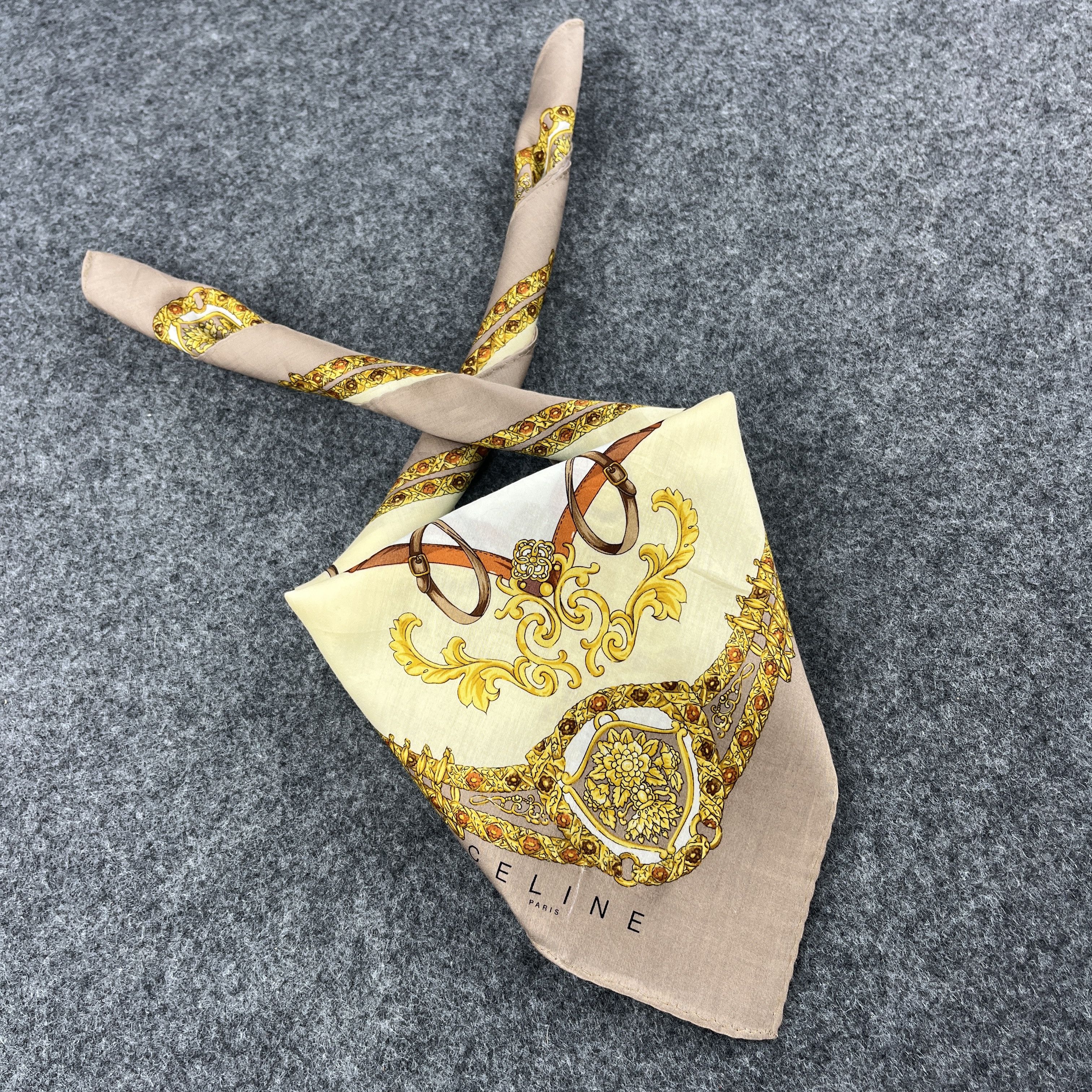 Celine Celine Handkerchief / Bandana / Neckerchief B376 Size ONE SIZE - 8 Thumbnail