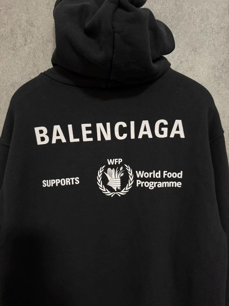 Balenciaga Balenciaga WFP wheat-ear print hoodie hoodie black Size US XS / EU 42 / 0 - 6 Thumbnail