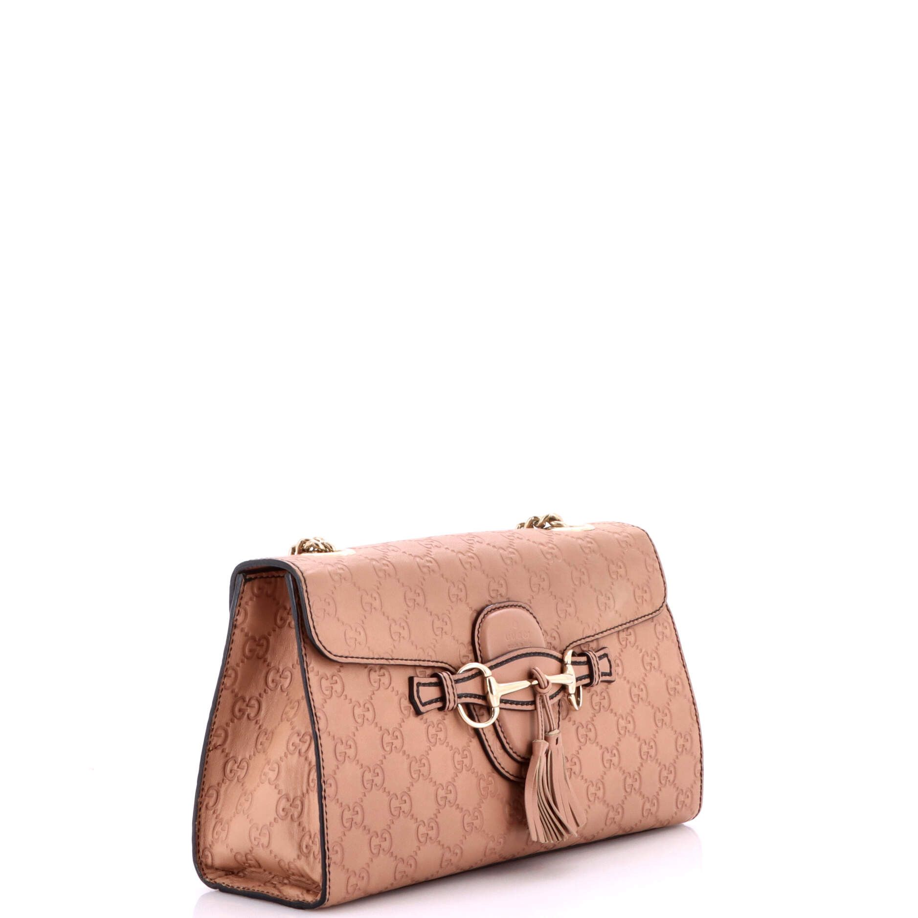 Gucci Emily Chain Flap Bag Guccissima Leather Medium Size ONE SIZE - 1 Thumbnail