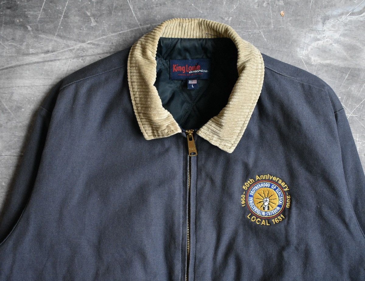 Vintage Vintage IBEWU Workwear Jacket (L) Size US L / EU 52-54 / 3 - 3 Thumbnail