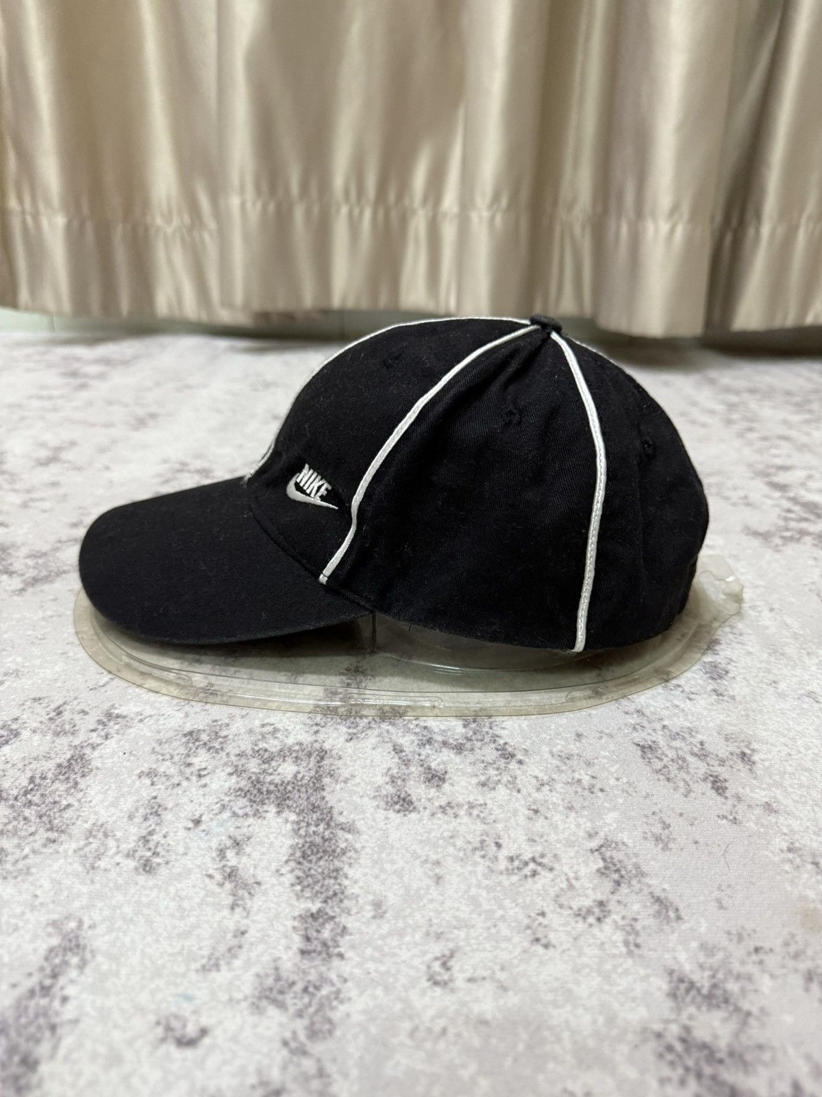 Nike Vintage 90s Nike Wafle Velcro Adjustable Cap Size ONE SIZE - 2 Thumbnail
