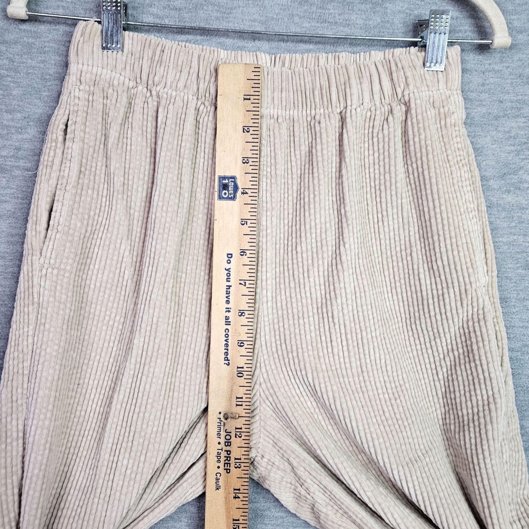 Vintage American Vintage Women's Ivory Pockets Corduroy Straight Leg Pants XS Size 26" / US 2 / IT 38 - 7 Thumbnail