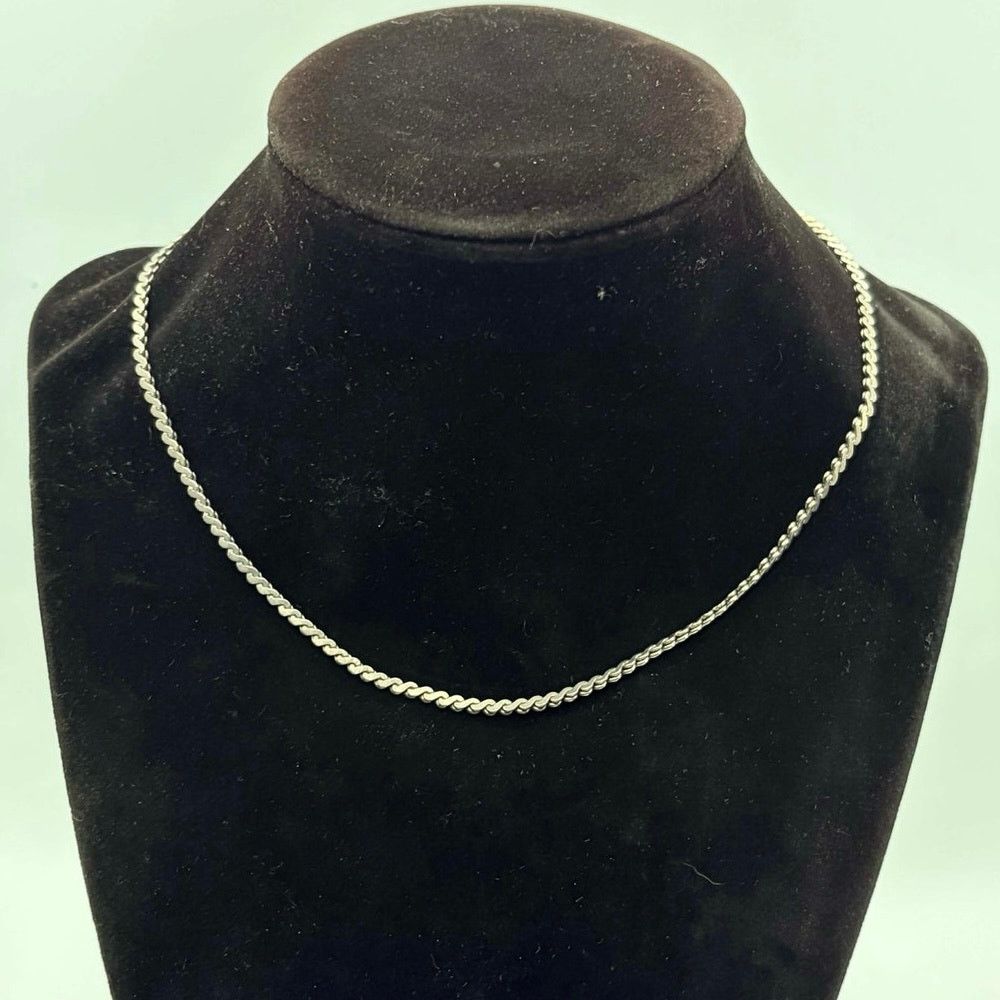 Other Silver Rope Chain Necklace Size ONE SIZE - 2 Thumbnail