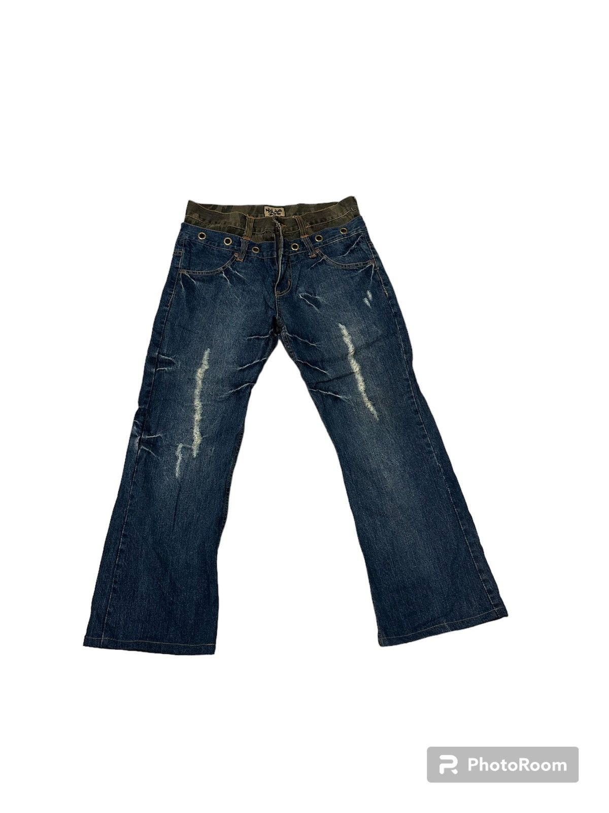 double waist jeans by nylaus