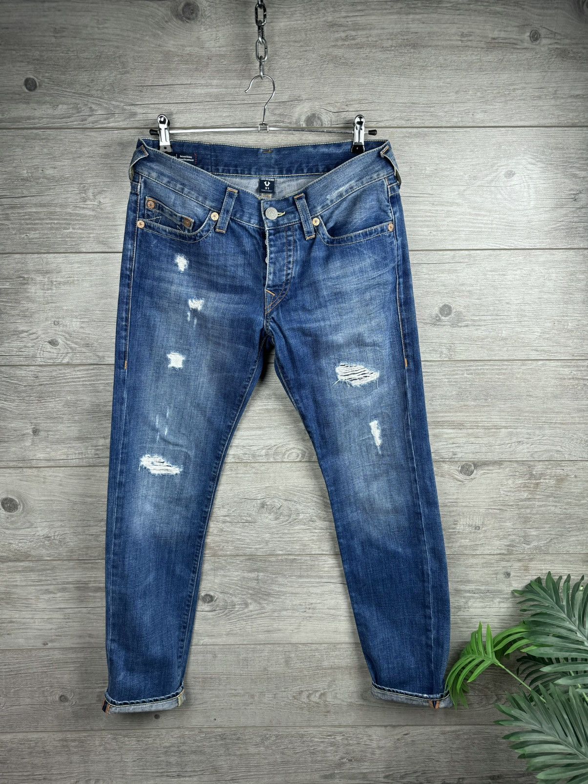 True Religion True Religion Jeans Japanese Big Logo Size 31 Size US 31 - 13 Thumbnail