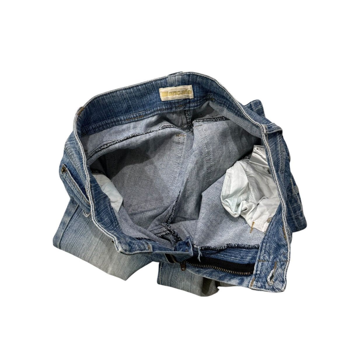 If Six Was Nine Vintage Blancafe Bootcut Distressed Denim Pants Size 28" / US 6 / IT 42 - 13 Thumbnail