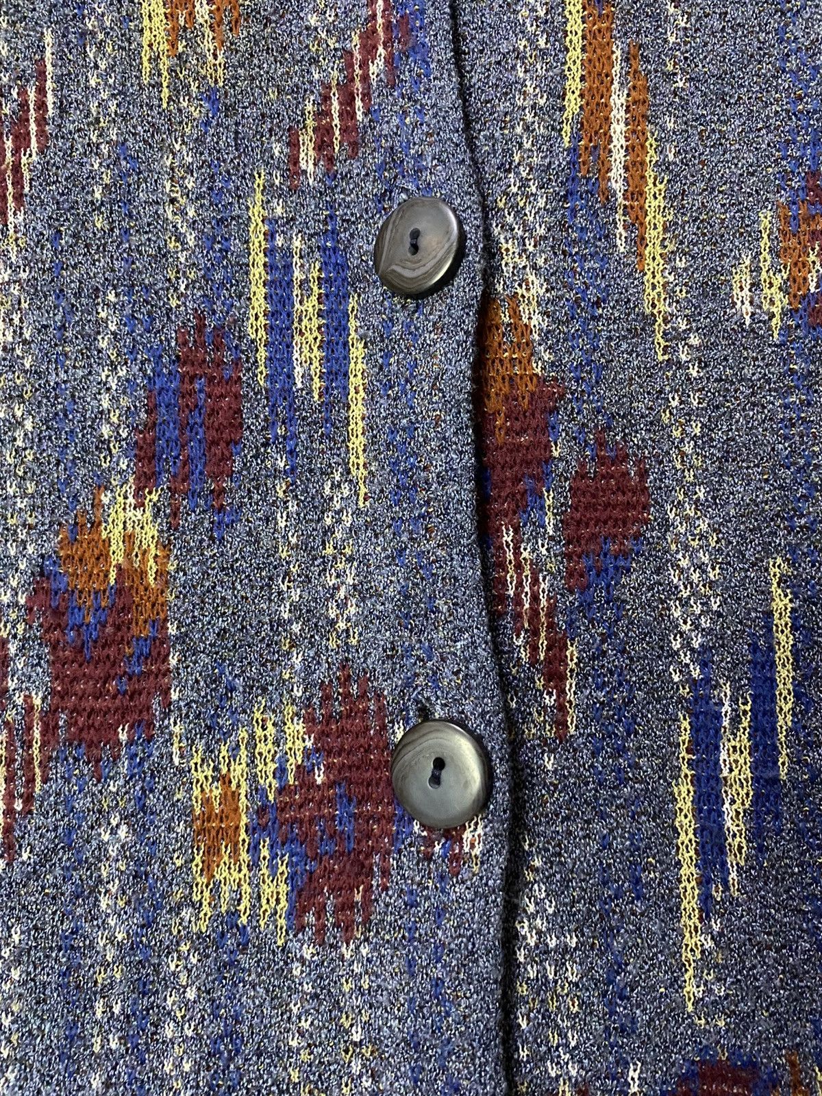Missoni 90s Missoni Italy Pattern Vest Knit Size US M / EU 48-50 / 2 - 5 Thumbnail