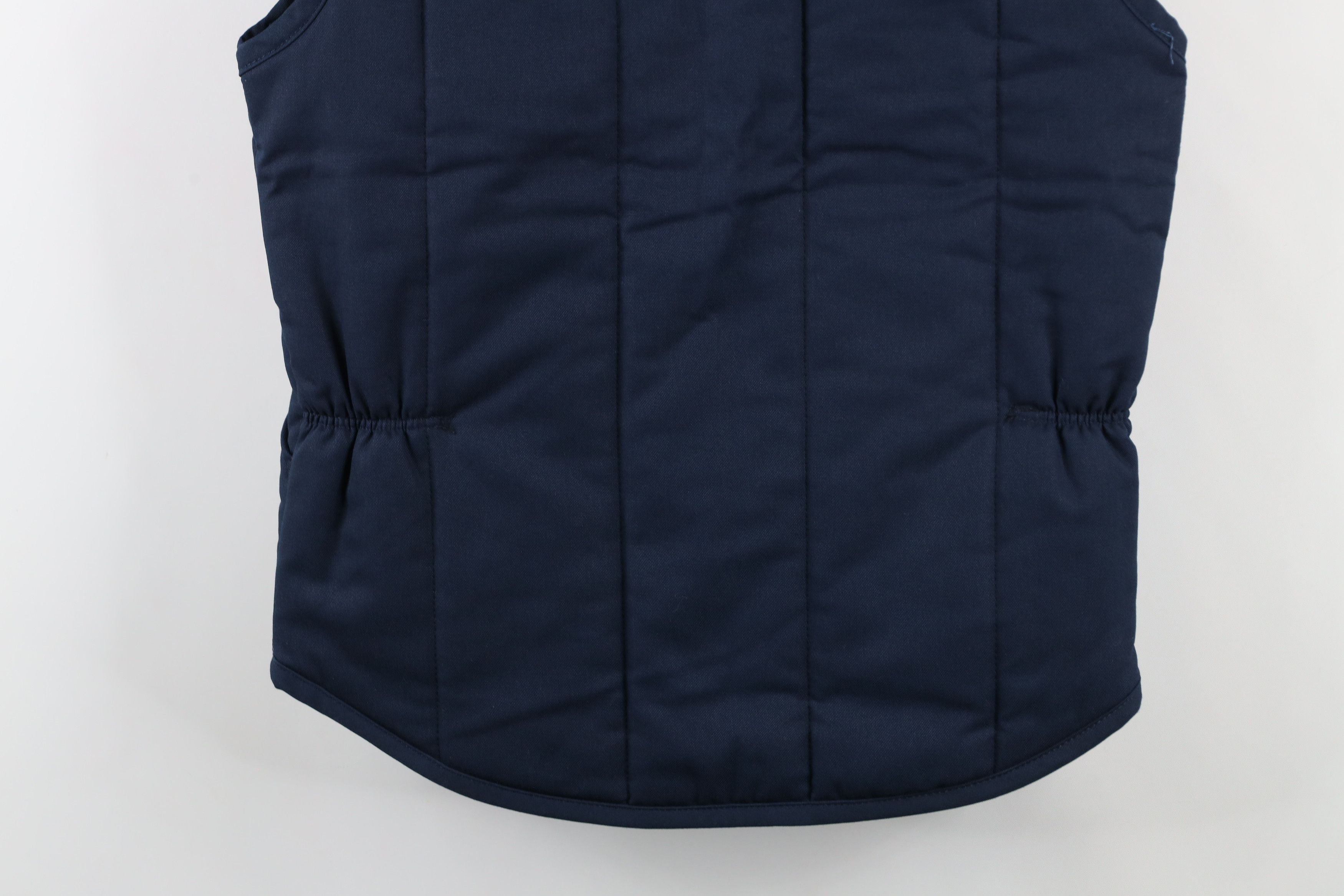 Vintage Vintage 90s Streetwear Workwear Puffer Vest Jacket Blue Size US S / EU 44-46 / 1 - 11 Thumbnail