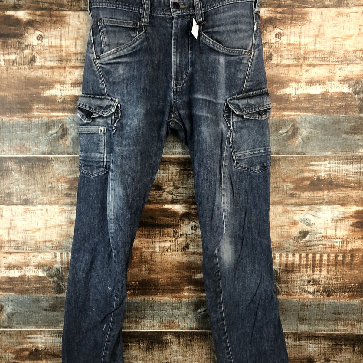 Japanese Brand Even River Black Distressed Denim Pants #A2107 Size US 30 / EU 46 - 5 Thumbnail
