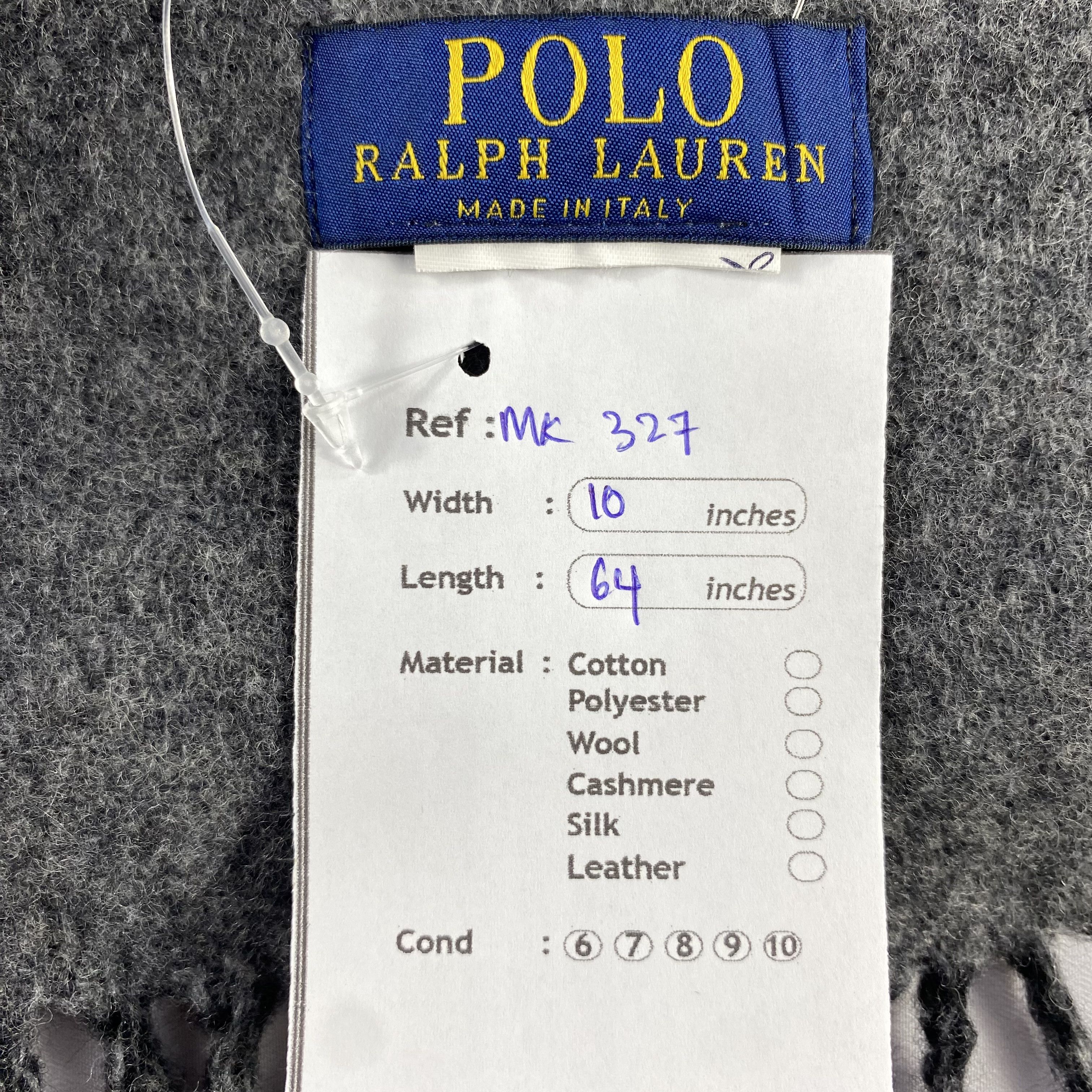 Polo Ralph Lauren Polo Ralph Lauren Scarf Neck Wrap Wool Muffler Size ONE SIZE - 6 Thumbnail
