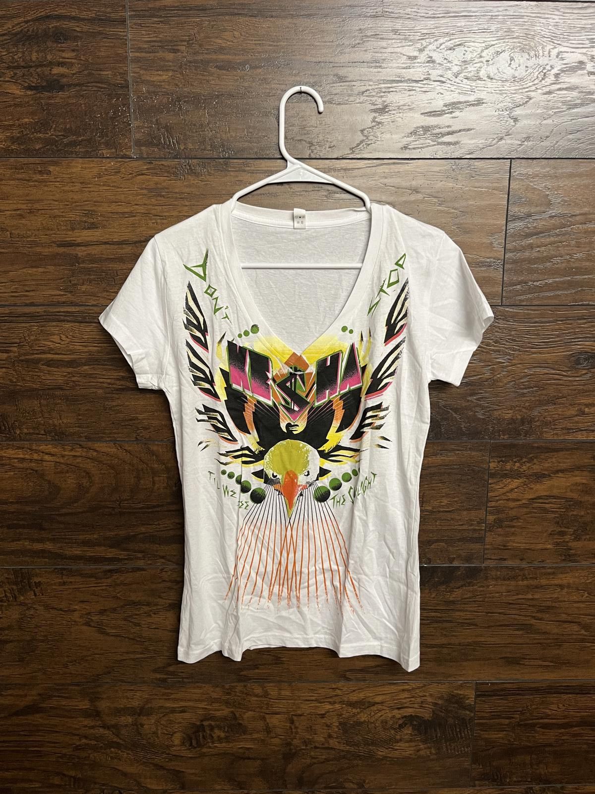 Designer Kesha Tee Dont Stop Til Sunlight Womens Junior T-shirt KE$HA Size M / US 6-8 / IT 42-44 - 1 Thumbnail