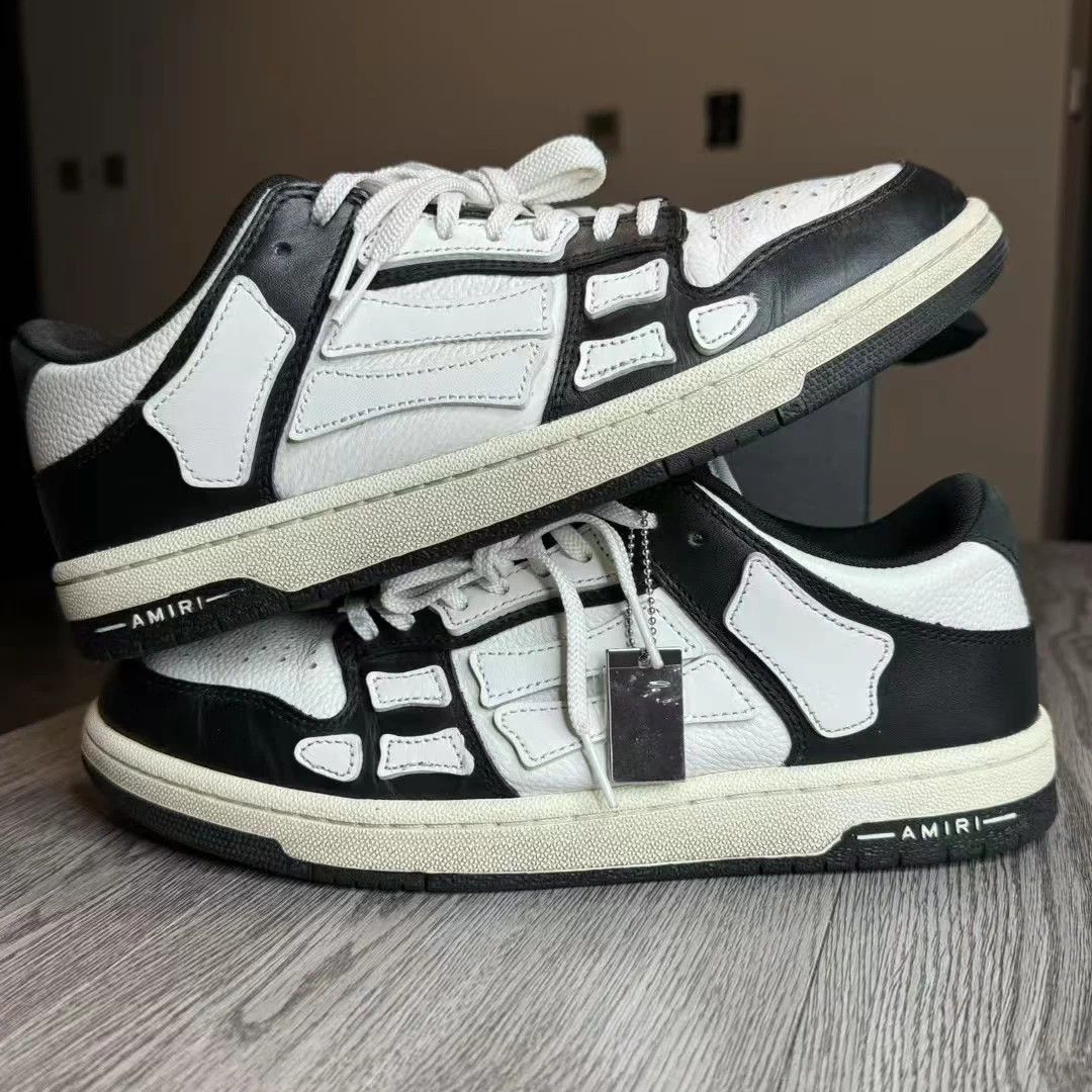 Amiri AMIRI Black & White Bone EU42 New Size US 9 / EU 42 - 2 Thumbnail