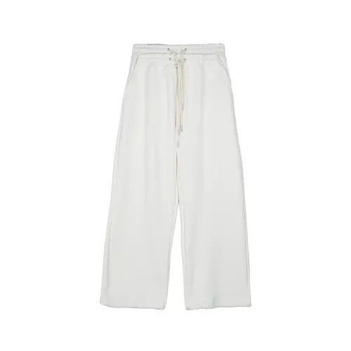 Jean White Stacked Pleated Sweatpants Size US 32 / EU 48 - 3 Thumbnail