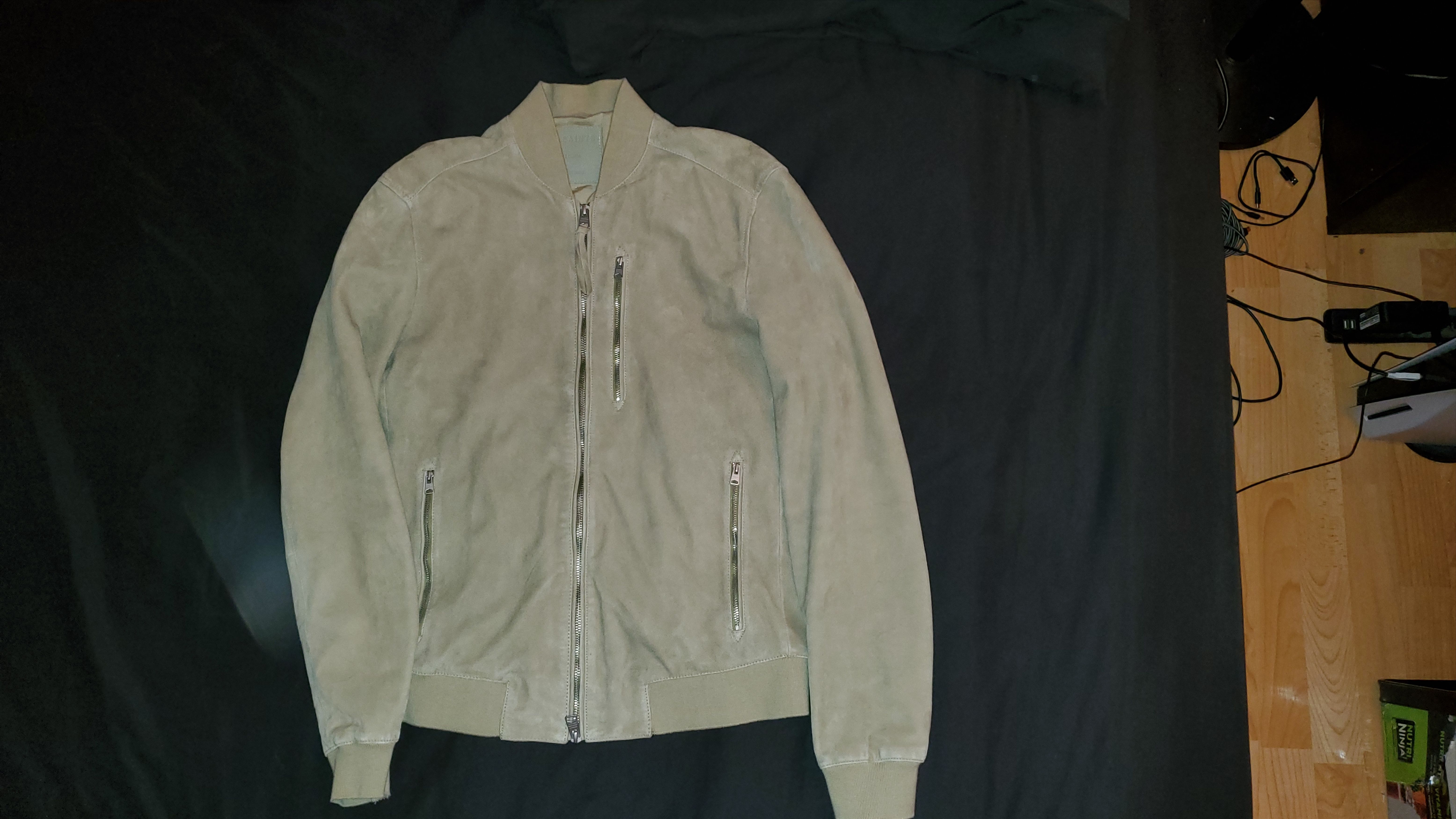 Allsaints Kemble Suede Bomber Jacket Size US M / EU 48-50 / 2 - 8 Thumbnail