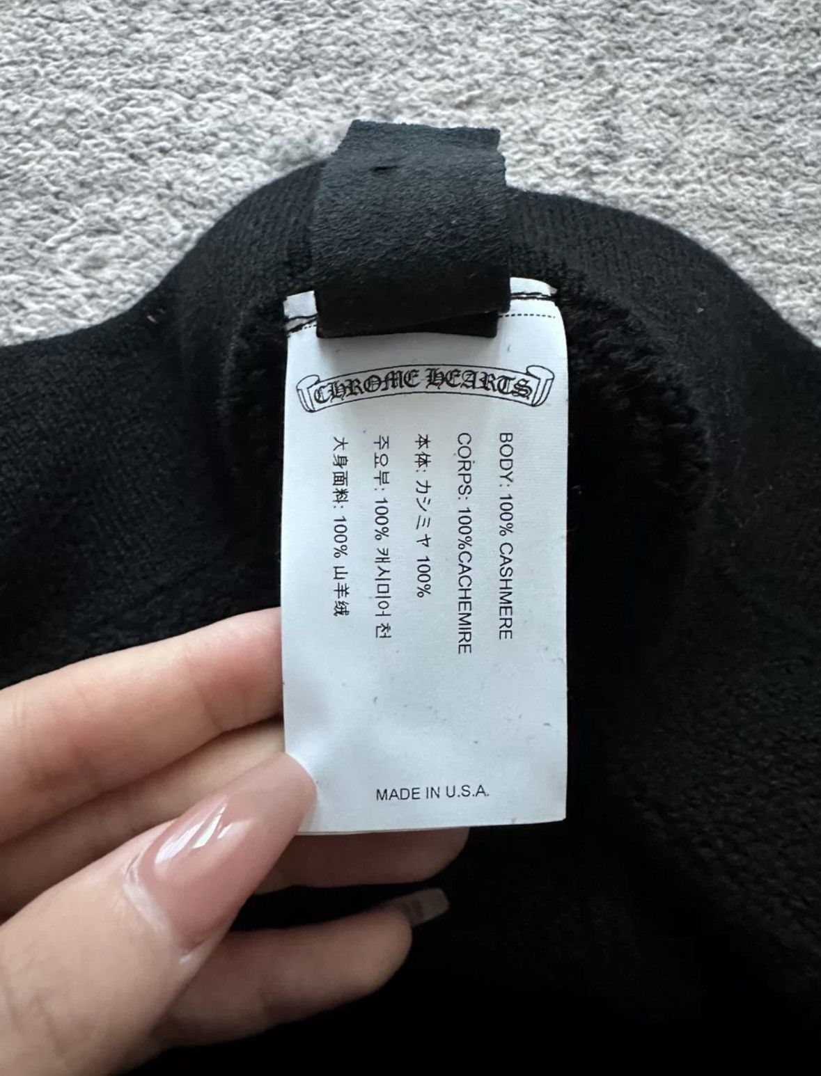 Chrome Hearts Chrome hearts Crowe cashmere knitted Sanskrit Size US 32 / EU 48 - 6 Thumbnail