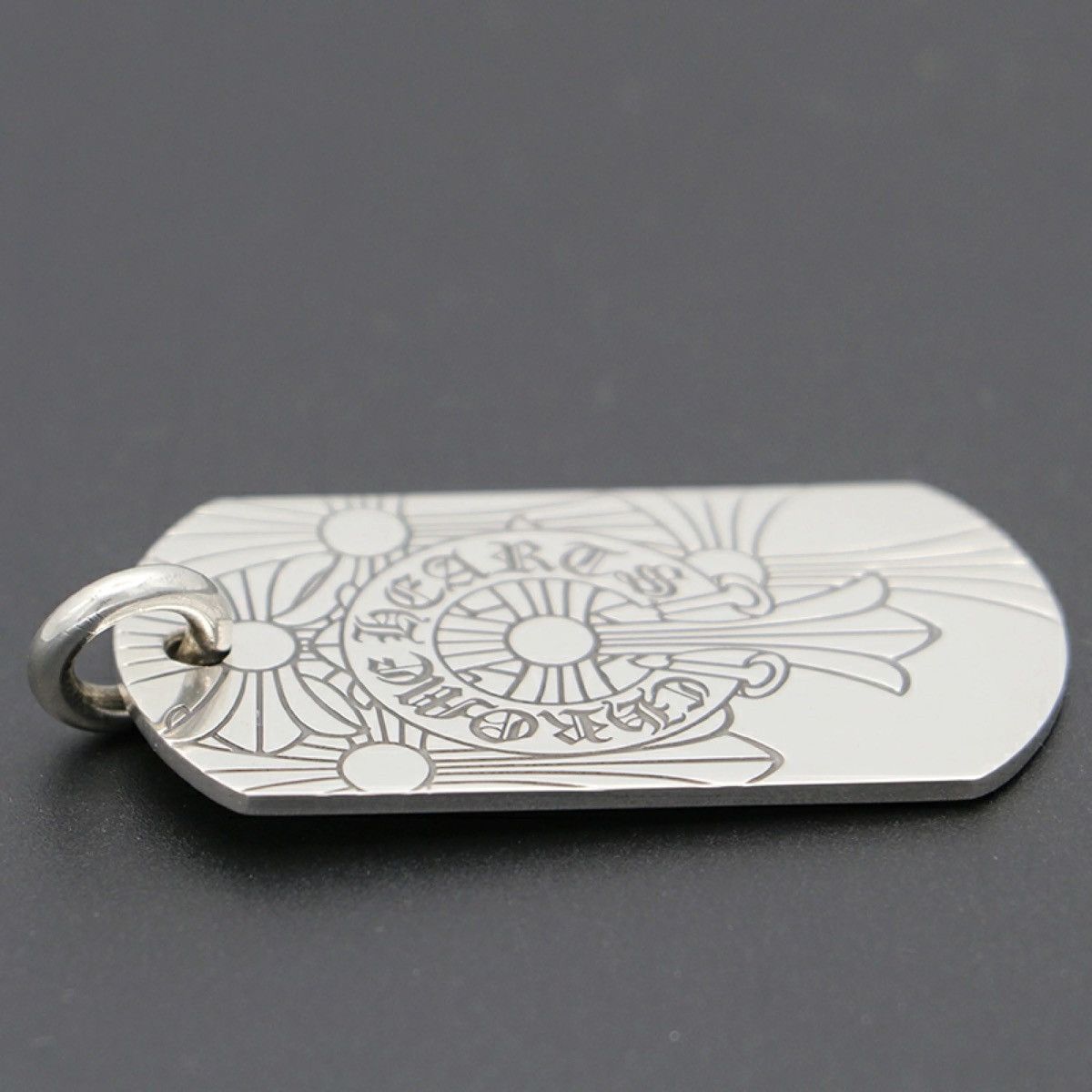 Chrome Hearts Chrome Hearts D Tag God Bless Dog Tag Necklace Size ONE SIZE - 5 Thumbnail