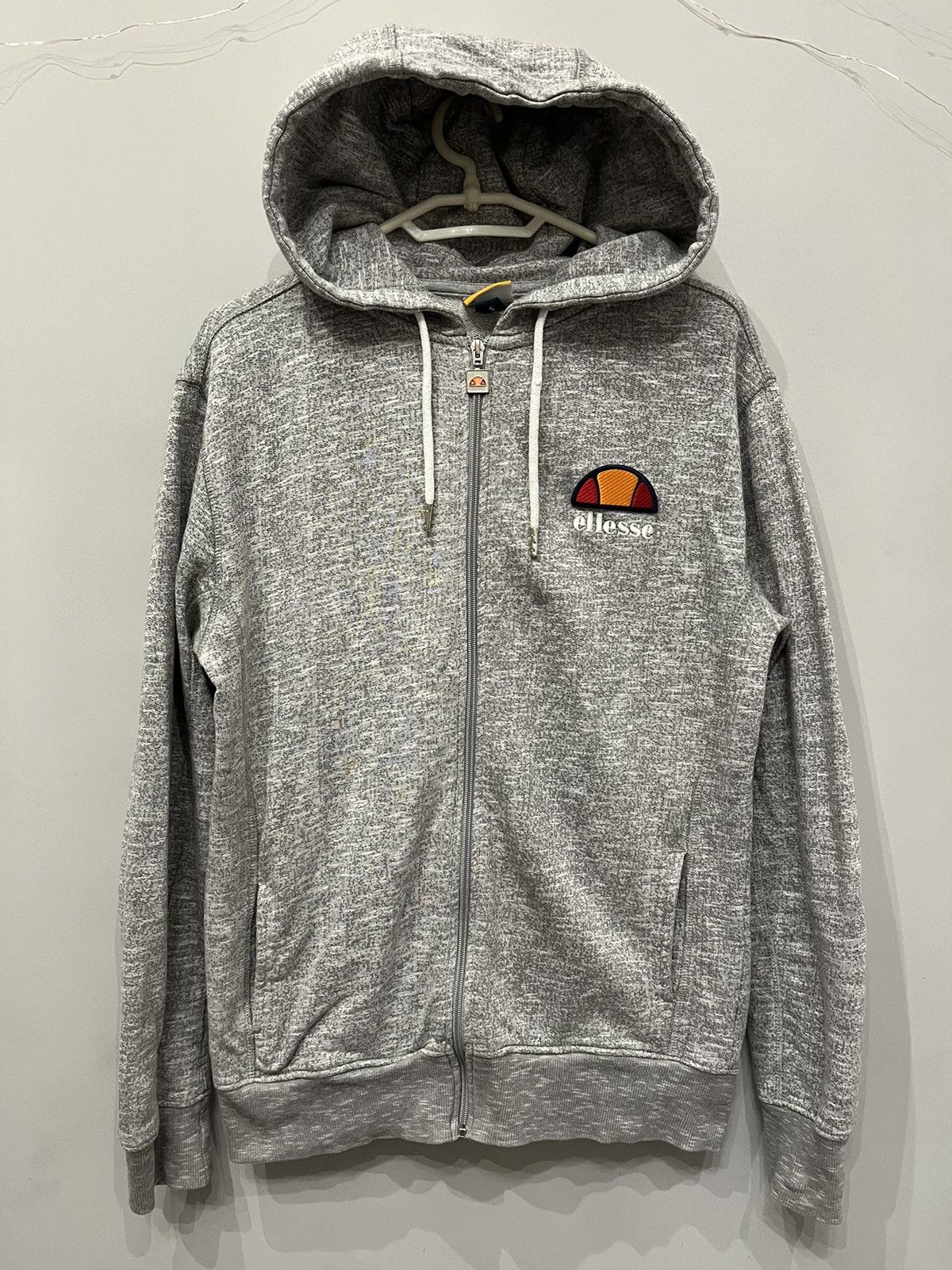 Ellesse Ellesse full zip hoodie size S gray/white Size US S / EU 44-46 / 1 - 1 Thumbnail
