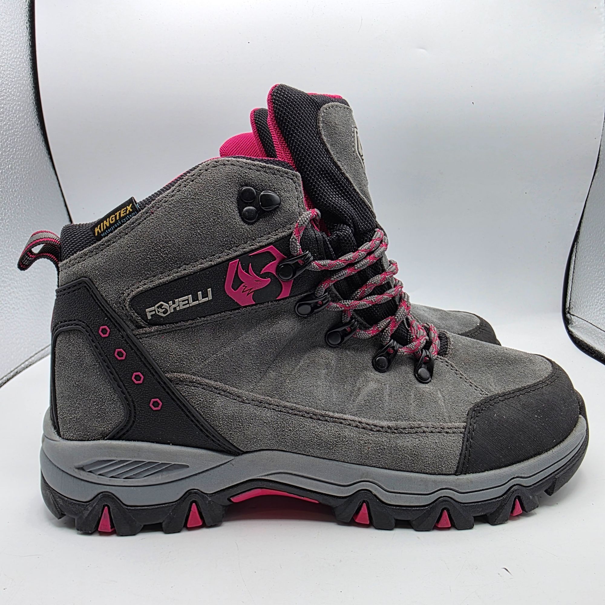 Other Foxelli Womens Size 10 Gray Pink Hiking Boots Camping Outdoo Size US 10 / IT 40 - 12 Thumbnail