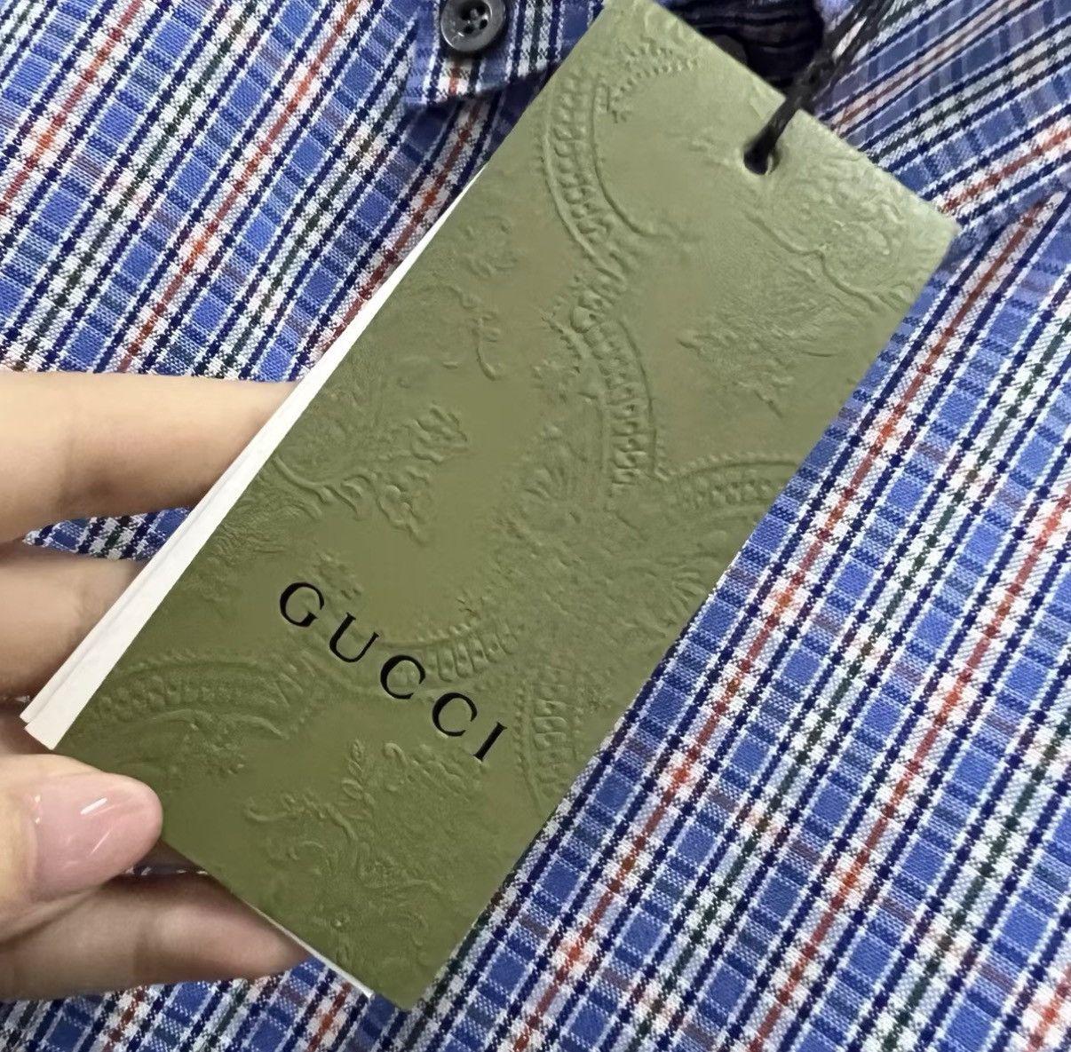 Gucci Gucci Pig Embroidery Plaid Shirt J41 Size US S / EU 44-46 / 1 - 3 Thumbnail