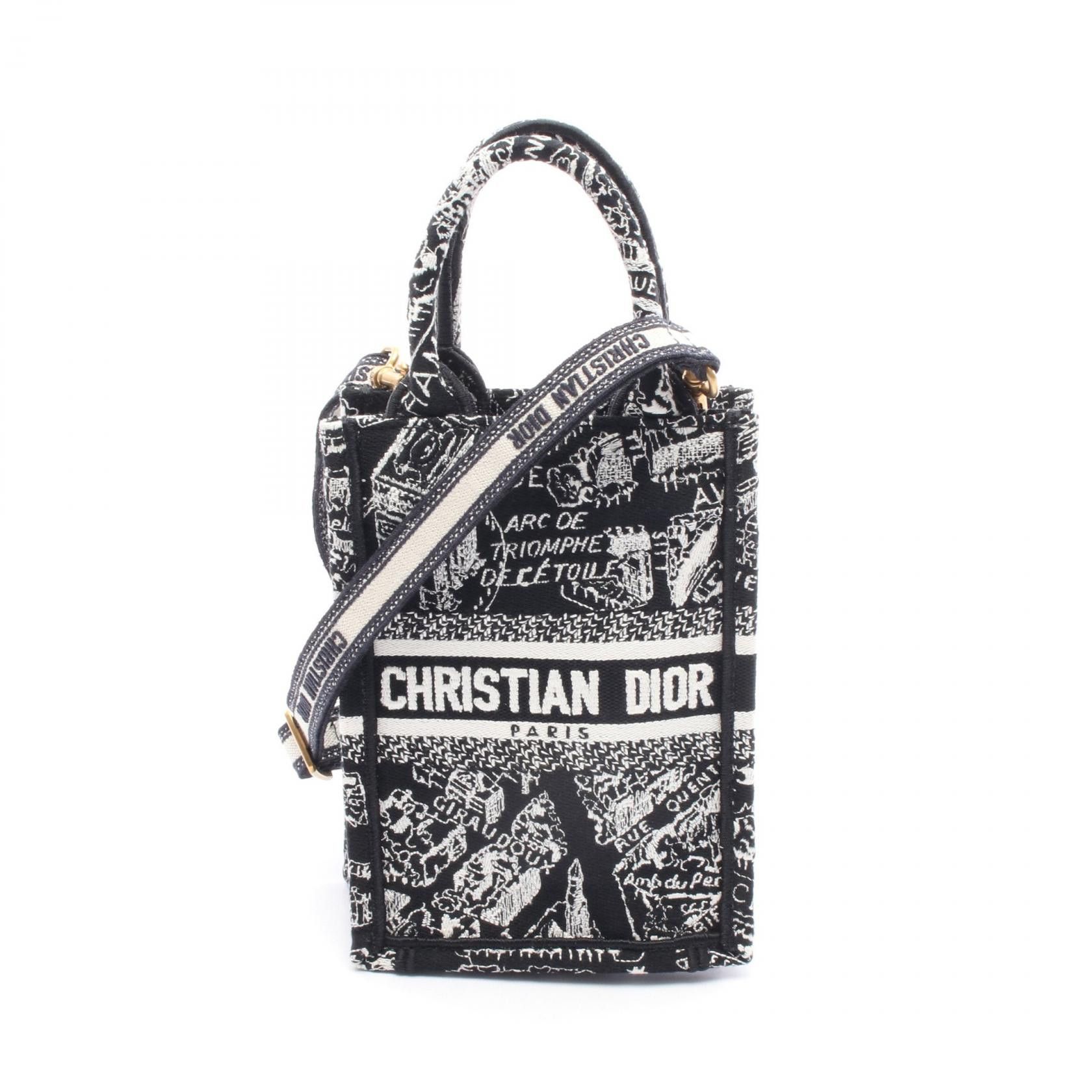 Dior Dior Dior BOOK TOTE Canvas 2way bag Canvas Handbag Size ONE SIZE - 1 Thumbnail