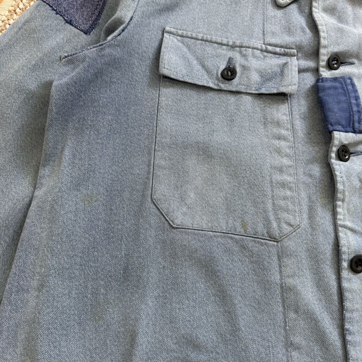 Le Laboureur French vintage sun faded repaired works jacket Size US L / EU 52-54 / 3 - 7 Thumbnail
