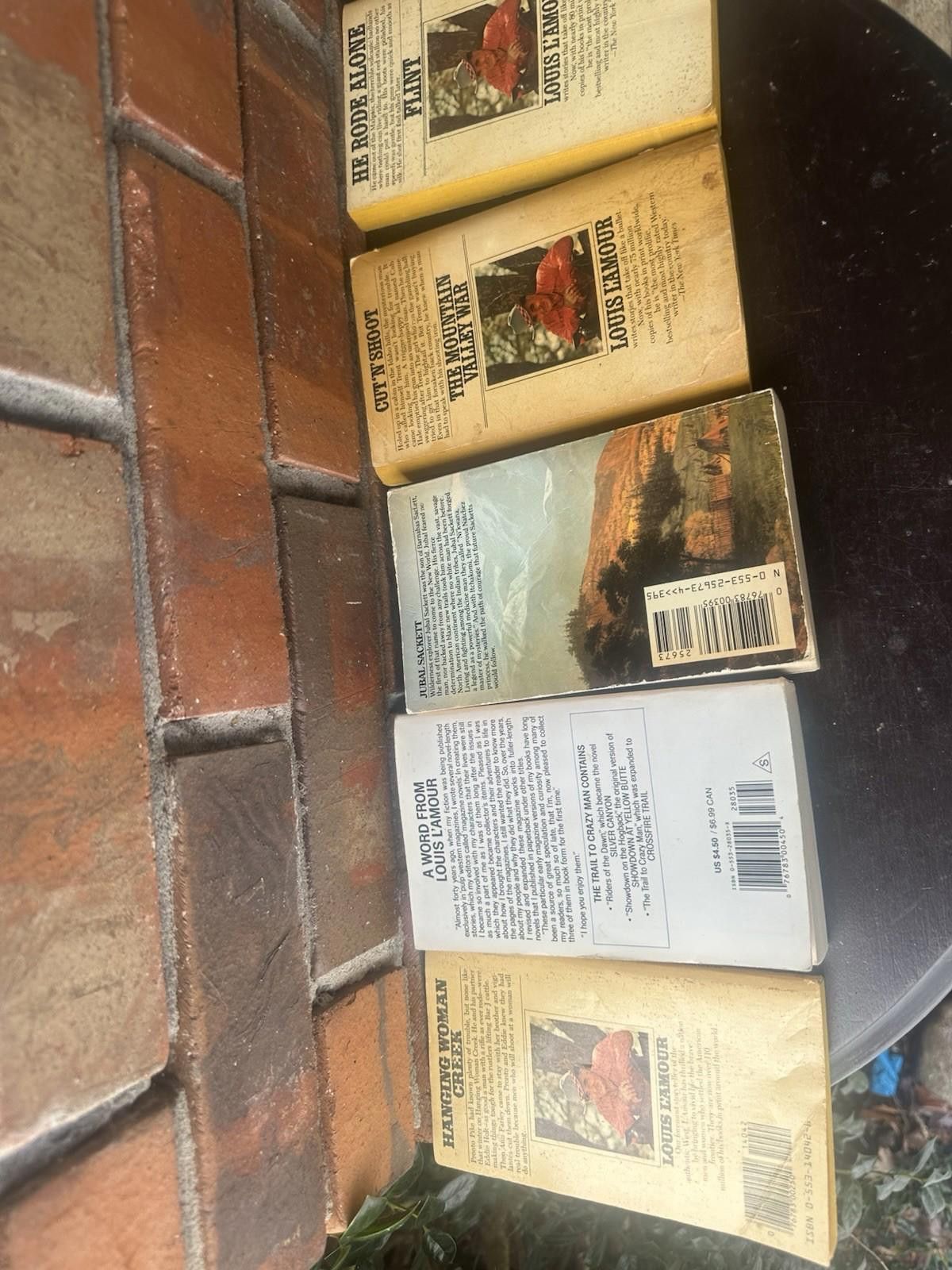 Designer Lot Of Vintage Western Books Louis L' Amour Size ONE SIZE - 4 Thumbnail